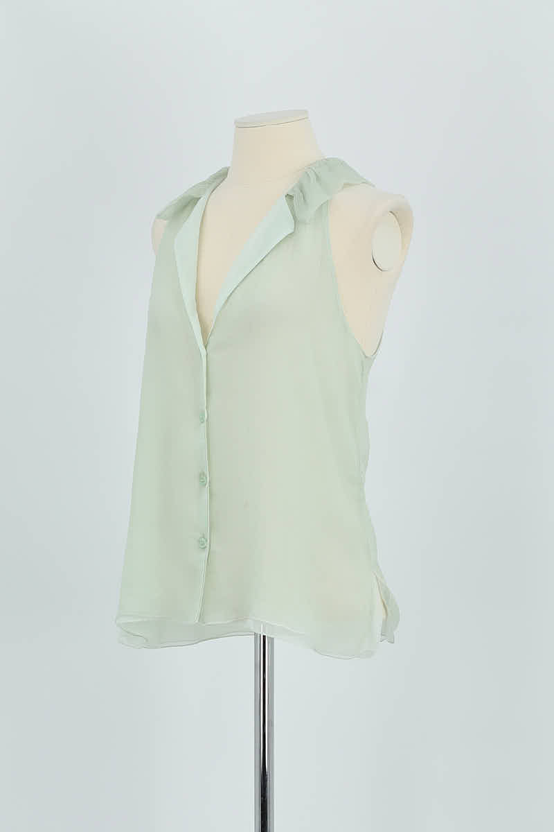 Azawood sleeveless top ARMANI - SECONDE MAIN Green