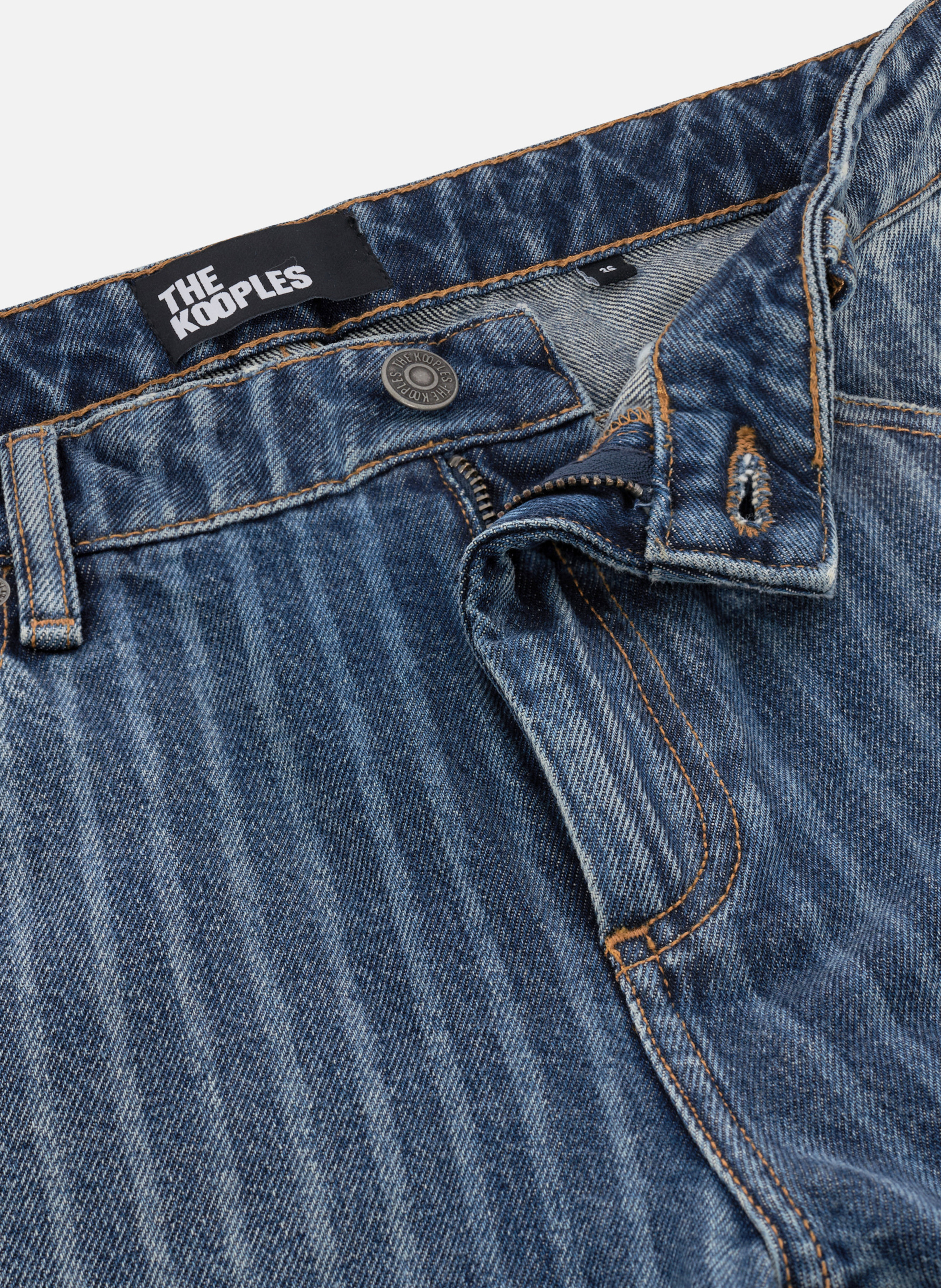 Straight cardigan with patterns THE KOOPLES Blue