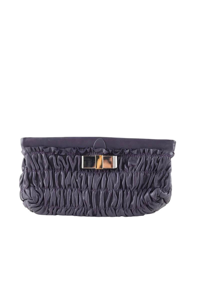 Clutch bag PAULE KA - Seconde main Purple