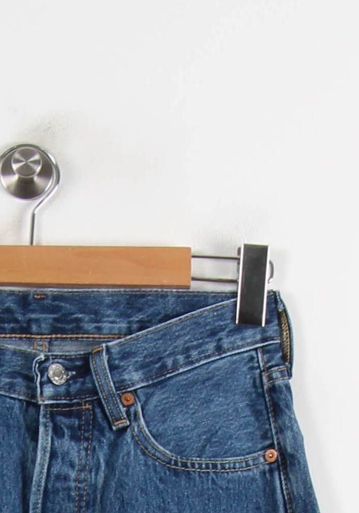 Cropped slim jeans with studs LEVI'S - Seconde main Blue