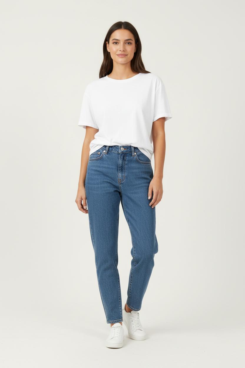 Cropped slim jeans with studs LEVI'S - Seconde main Blue