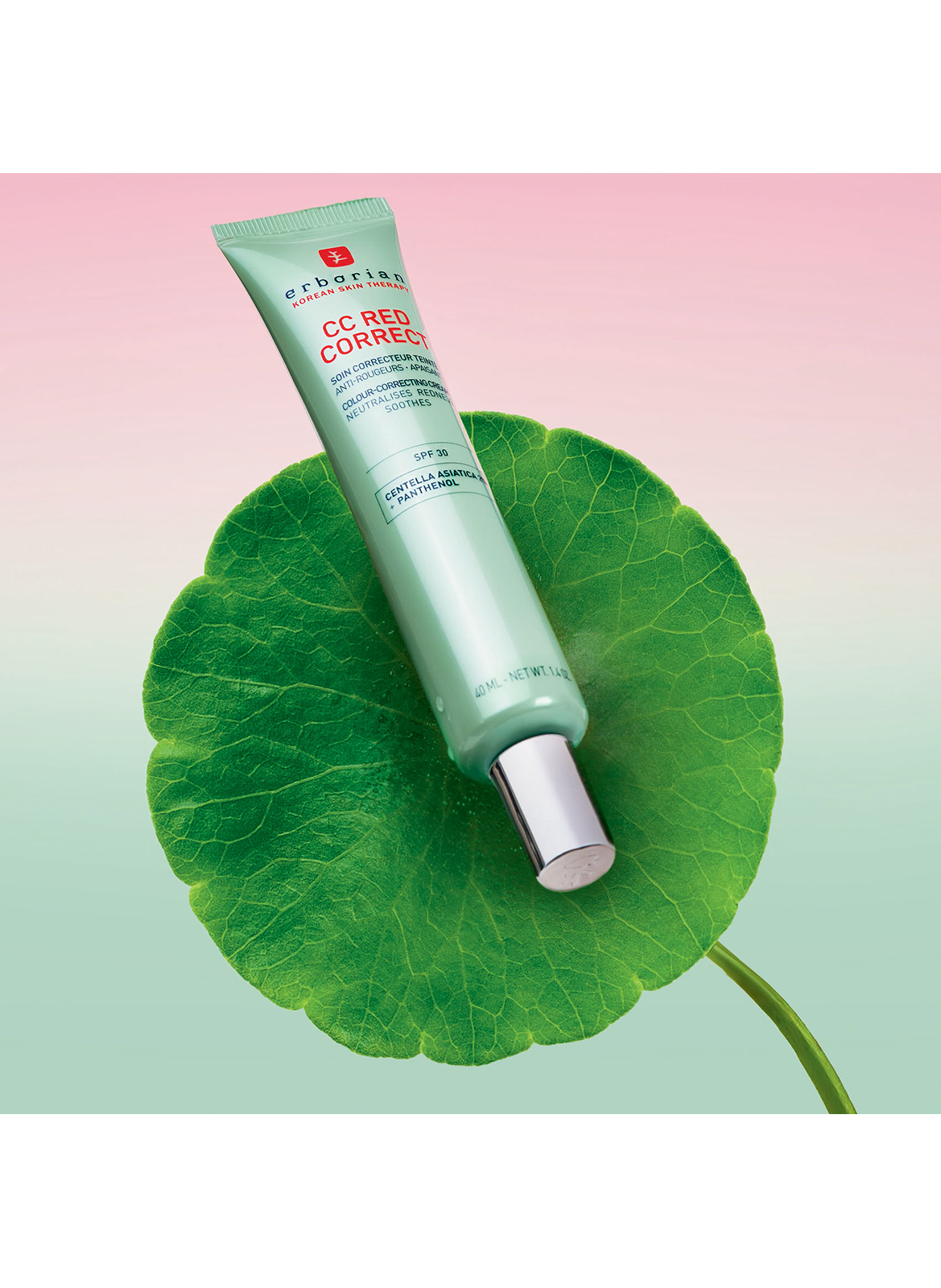 CC Red Correct - Soin Correcteur teinté – Anti-rougeurs et apaisant ERBORIAN No color