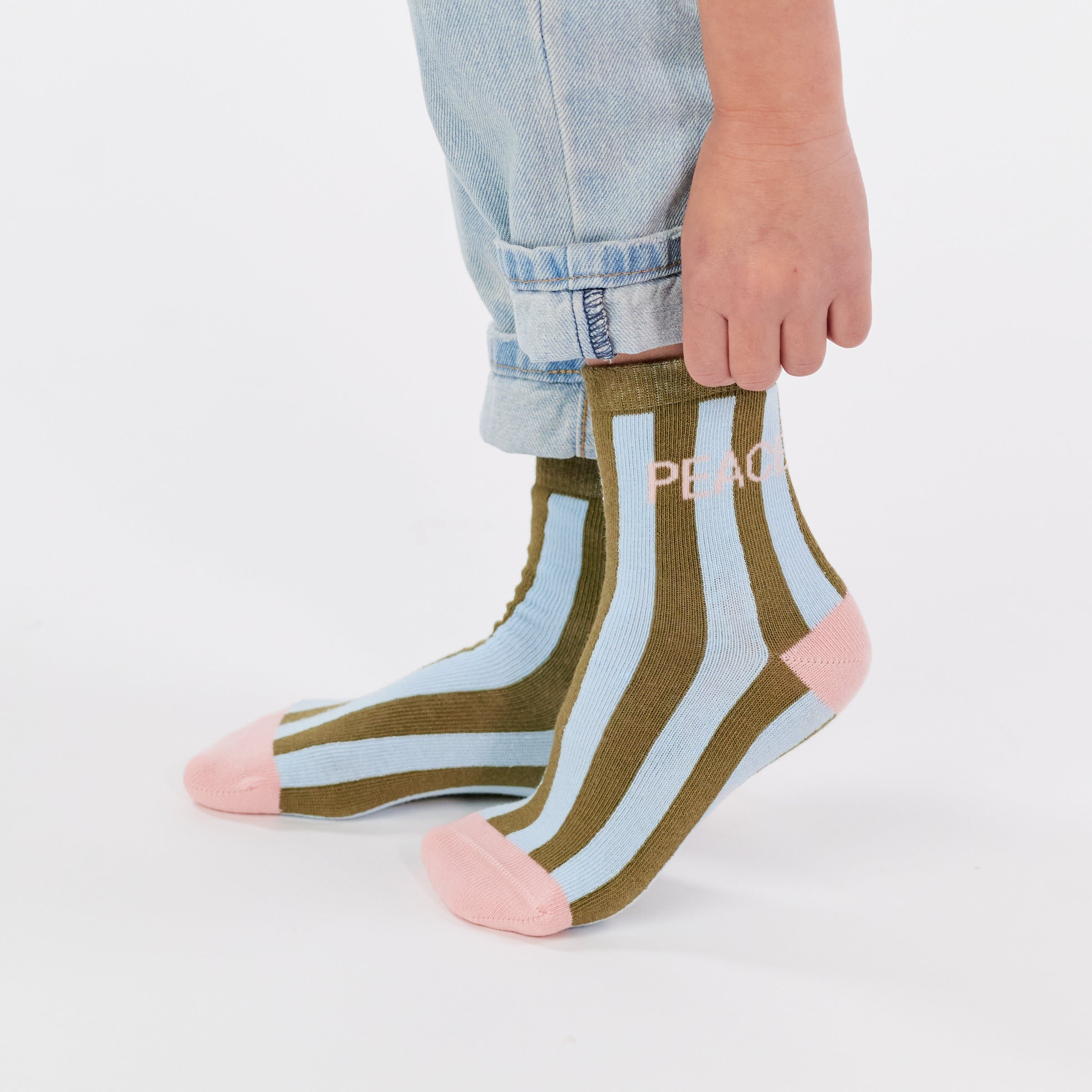 Striped socks BILLYBELT Green