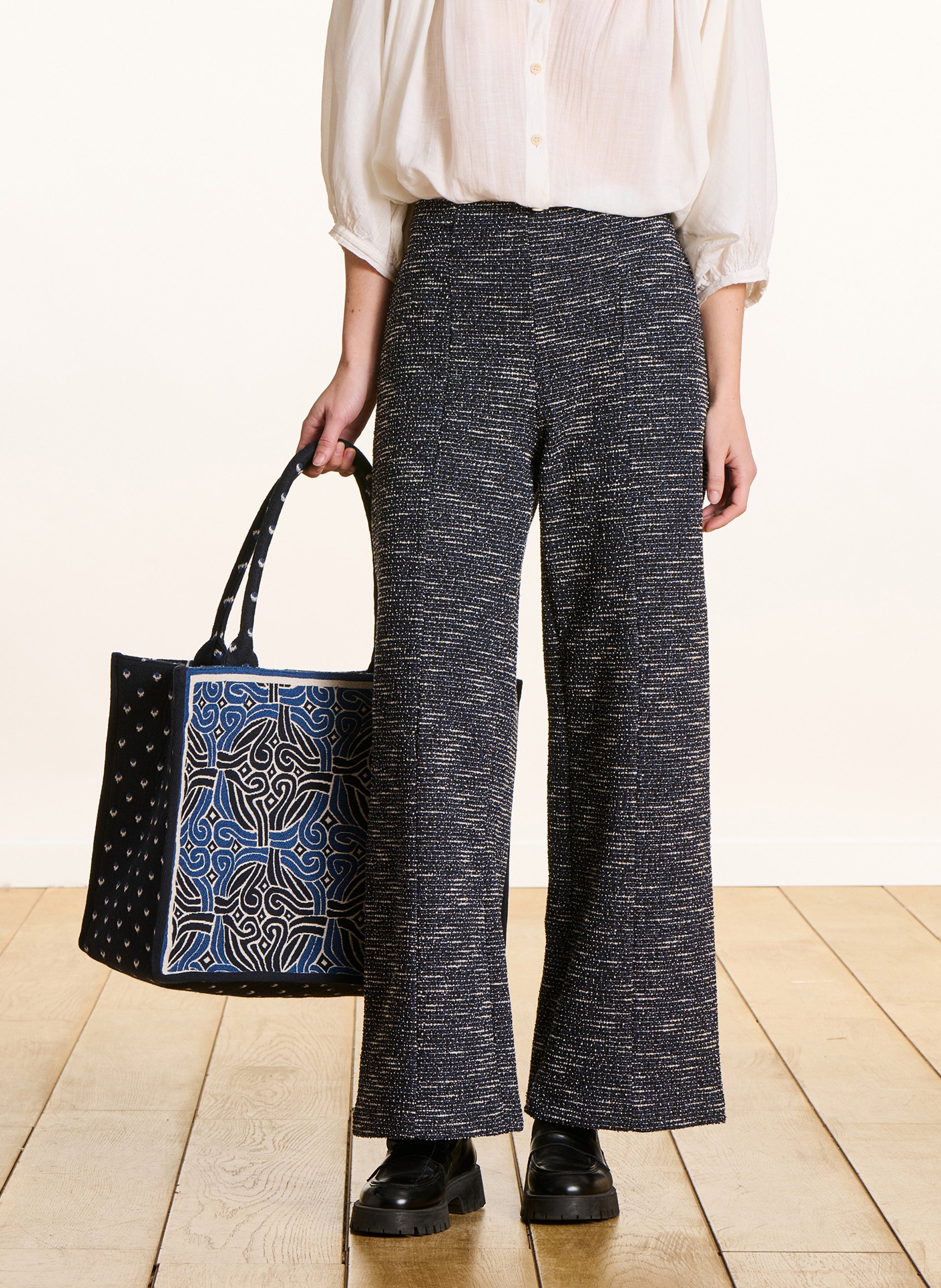 Wijde broek LA FEE MARABOUTEE Blauw