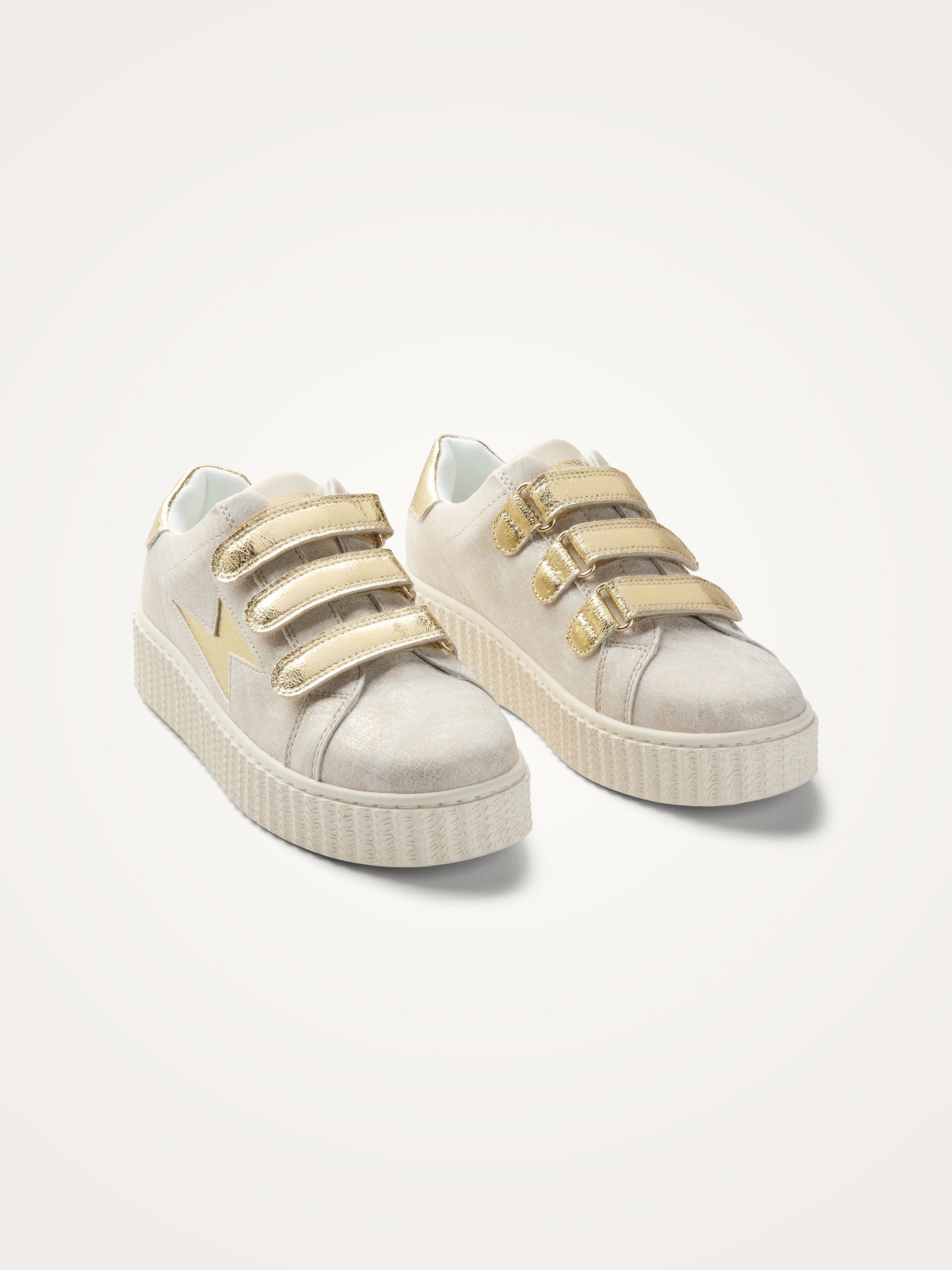 Low Velcro trainers VANESSA WU Golden