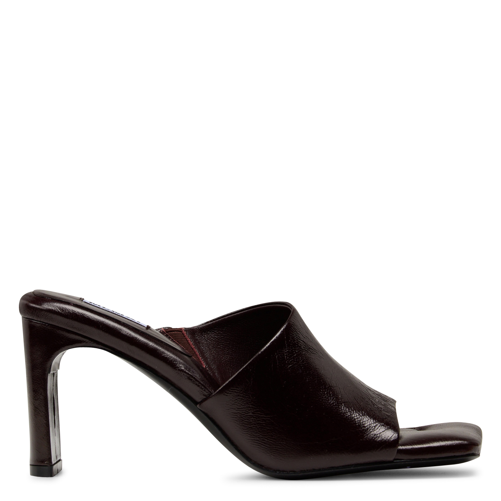 Leren instappers met hak MI/MAI Rood