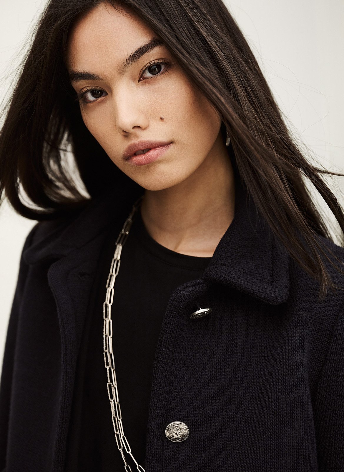 Veste col classique  BA&SH Bleu