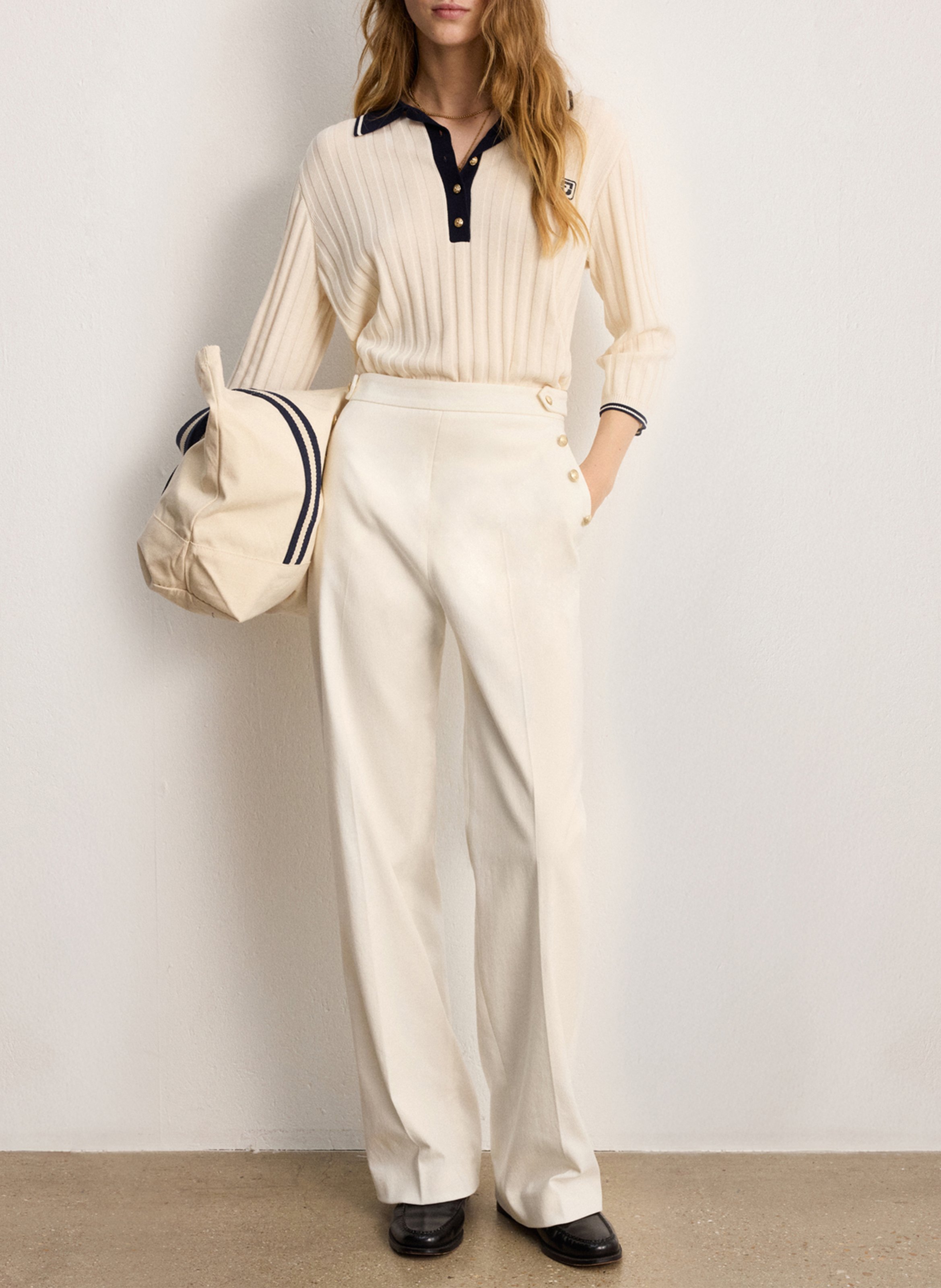 Cotton-blend bucket hat PABLO Beige