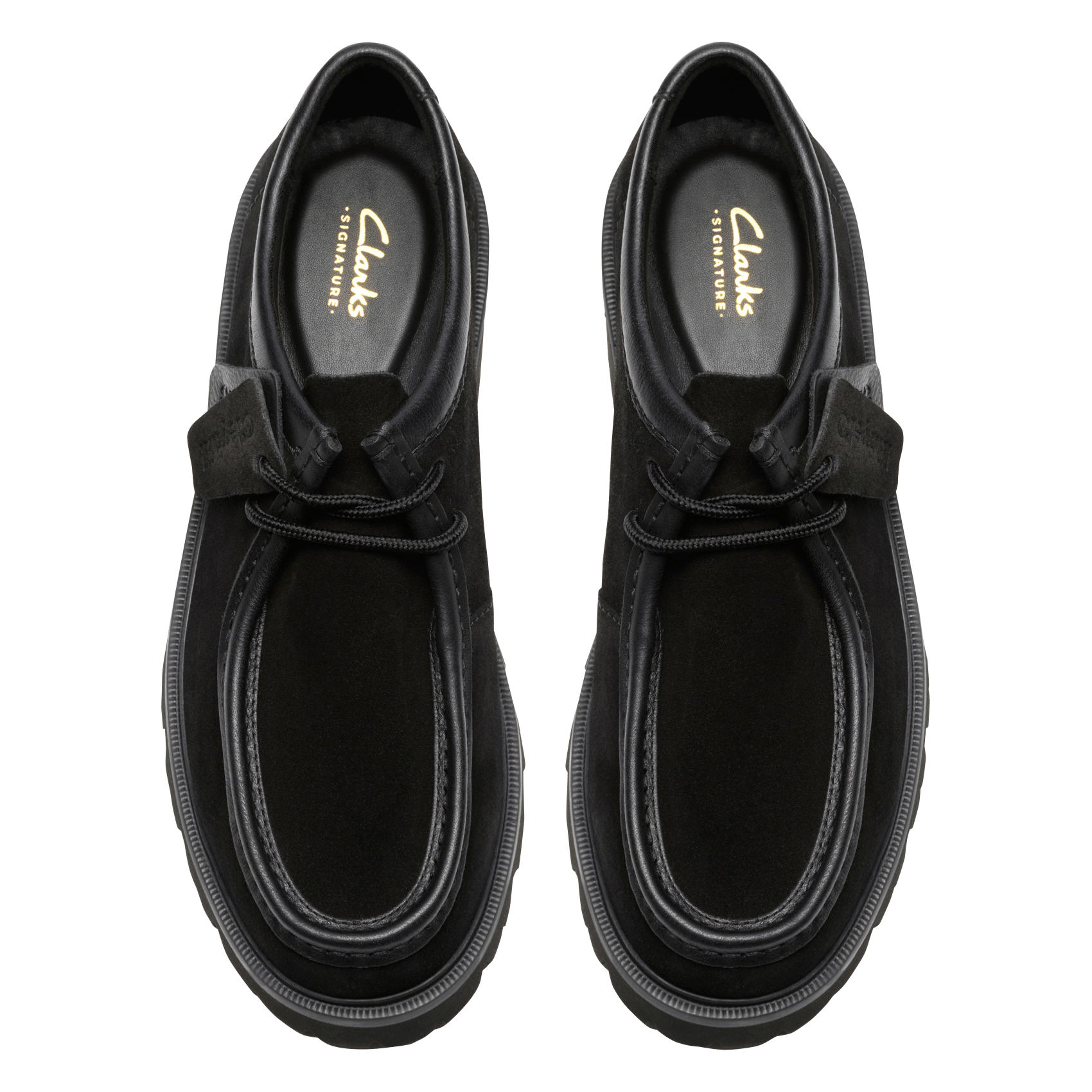 Leren loafers CLARKS Zwart