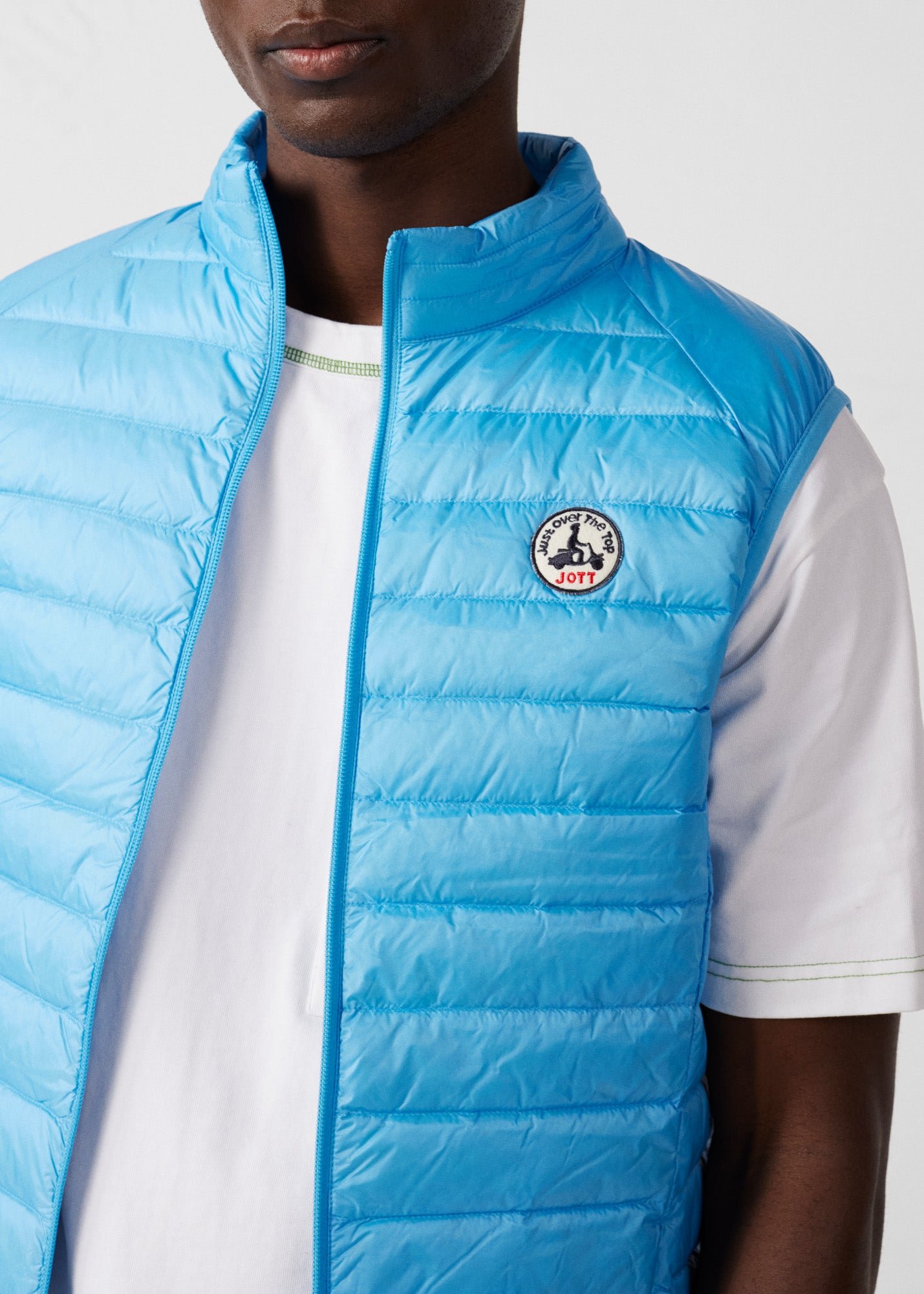 Sleeveless puffer jacket Tom JOTT Blue