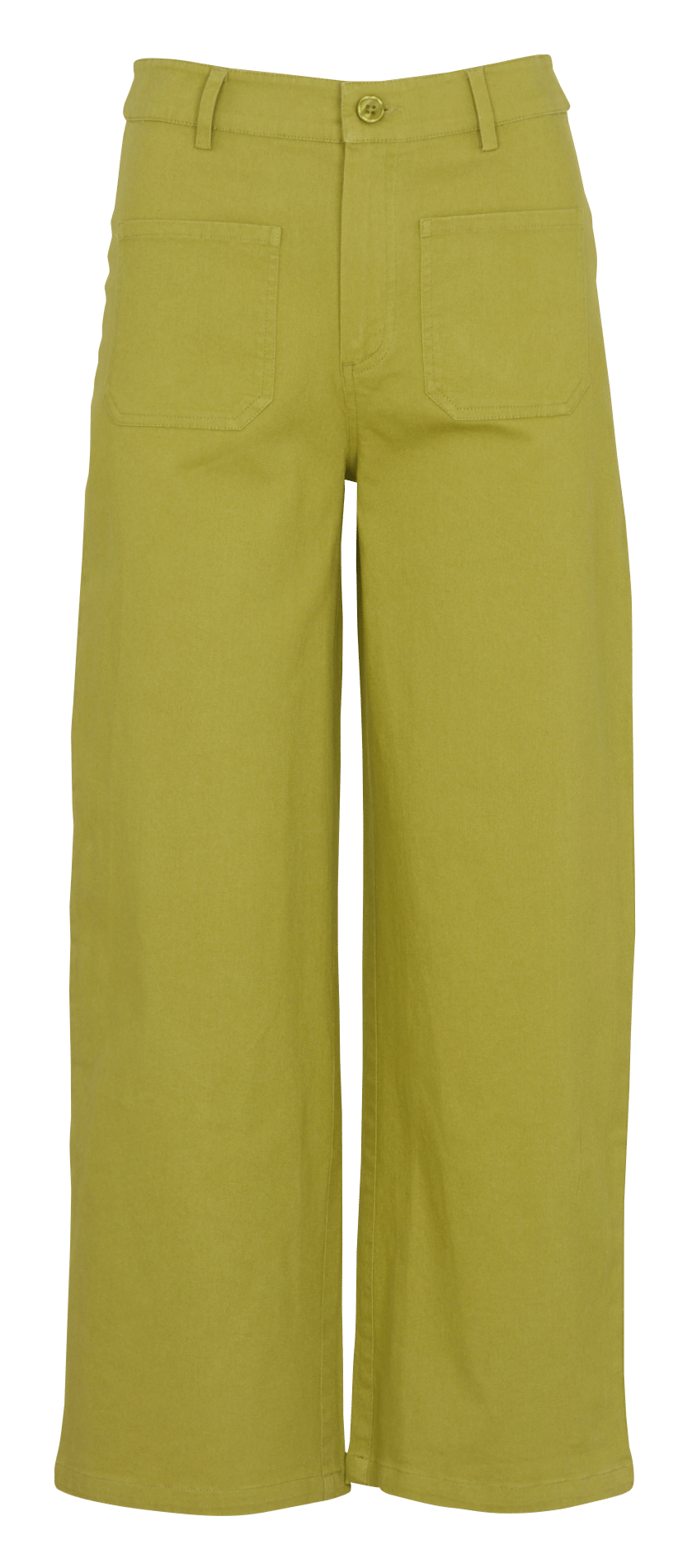 Pantalon droit taille haute à poches PETITE MENDIGOTE Vert