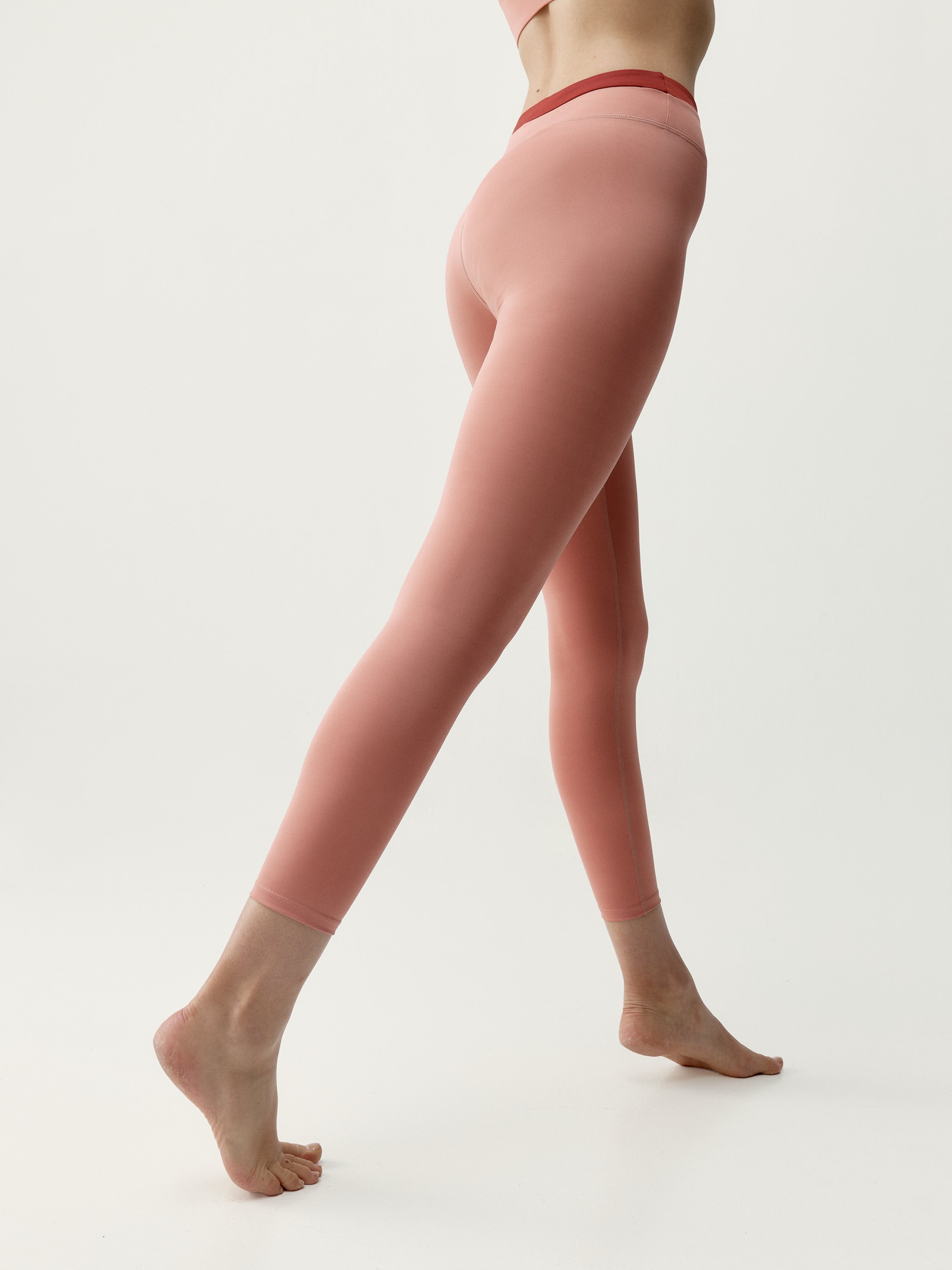 Legging de sport 7/8 performance kate BORN Orange