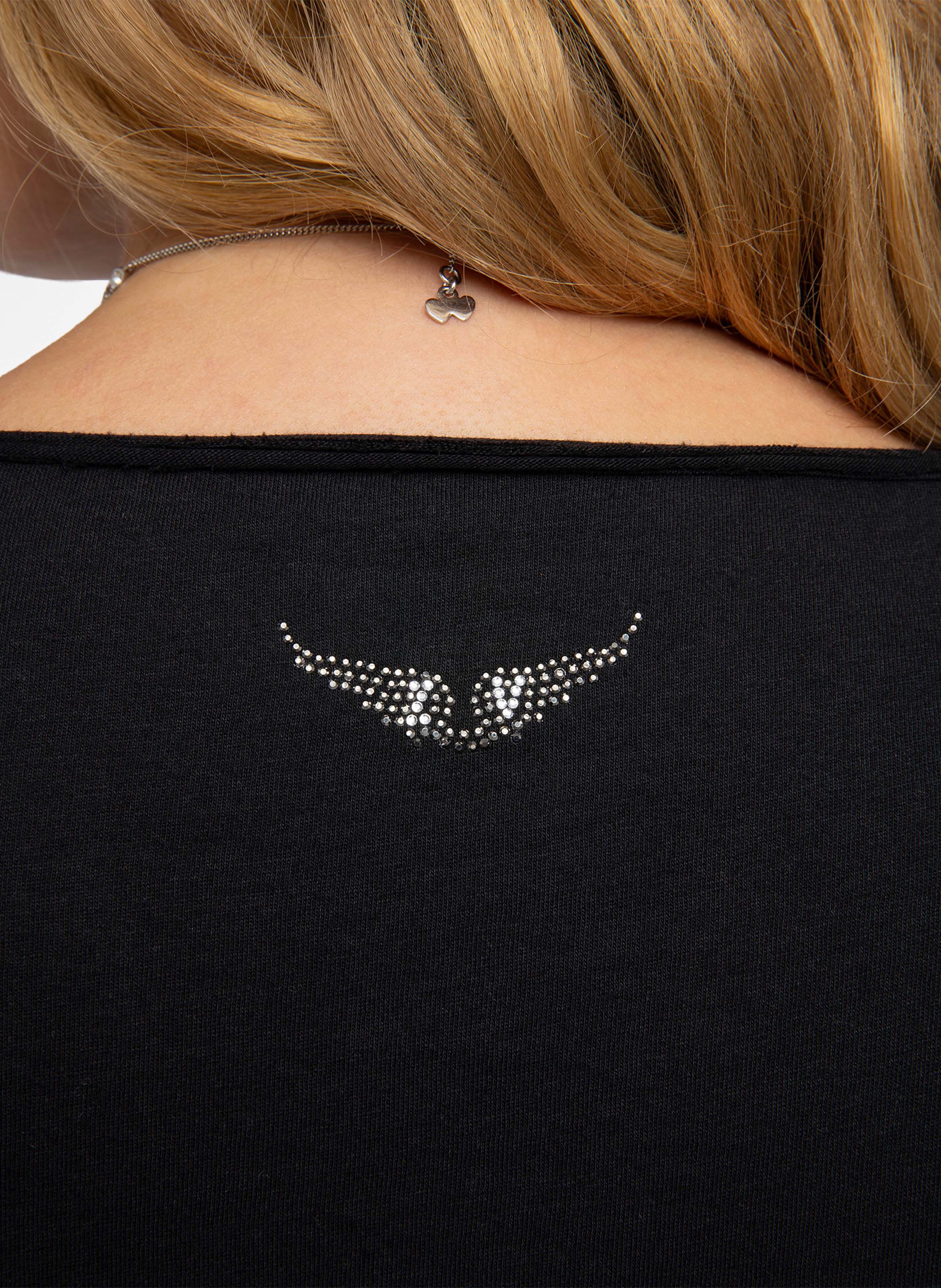 Tunesisches T-Shirt aus Bio-Baumwolle ZADIG&VOLTAIRE Schwarz