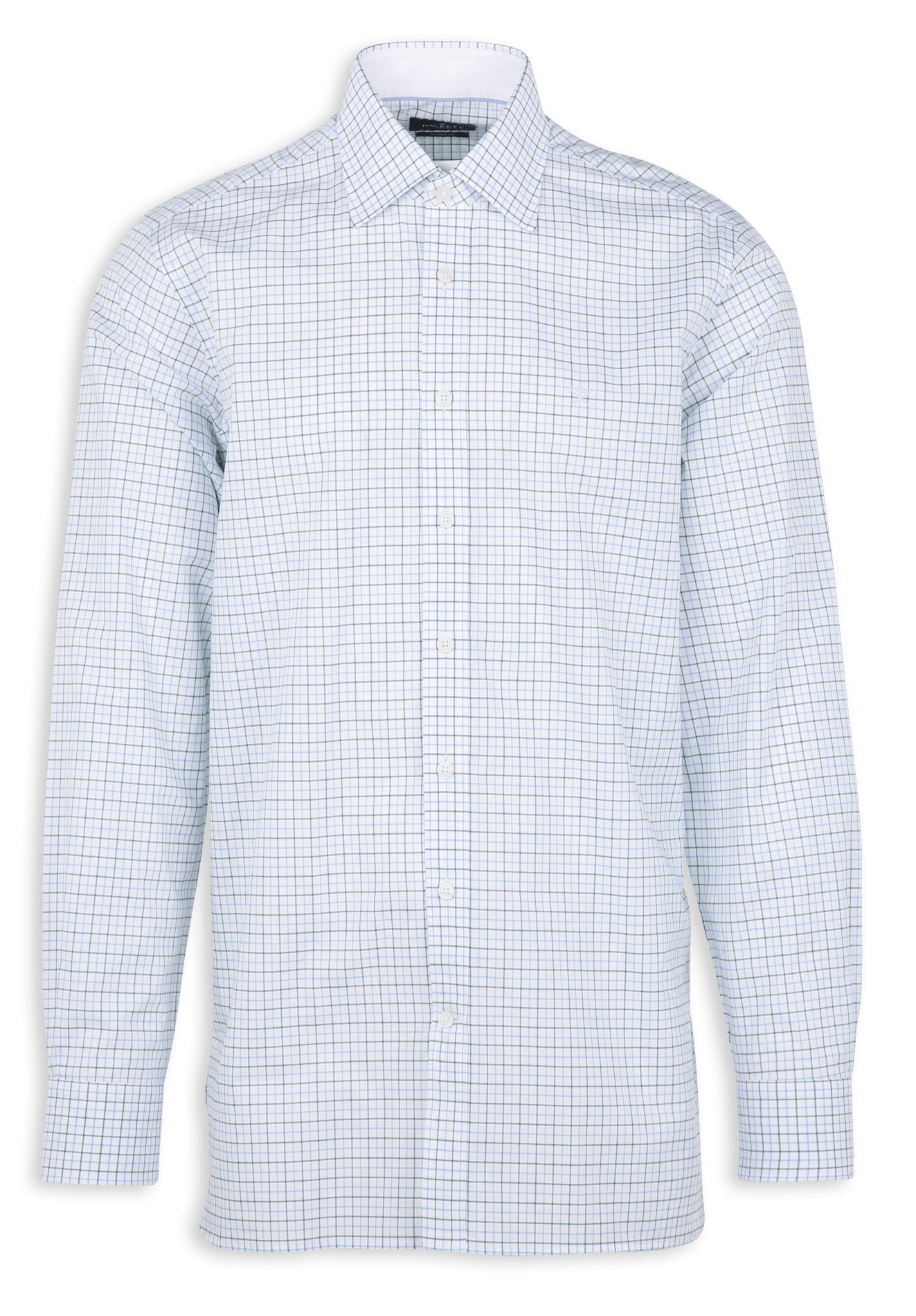 Chemise col classique en coton HACKETT Vert