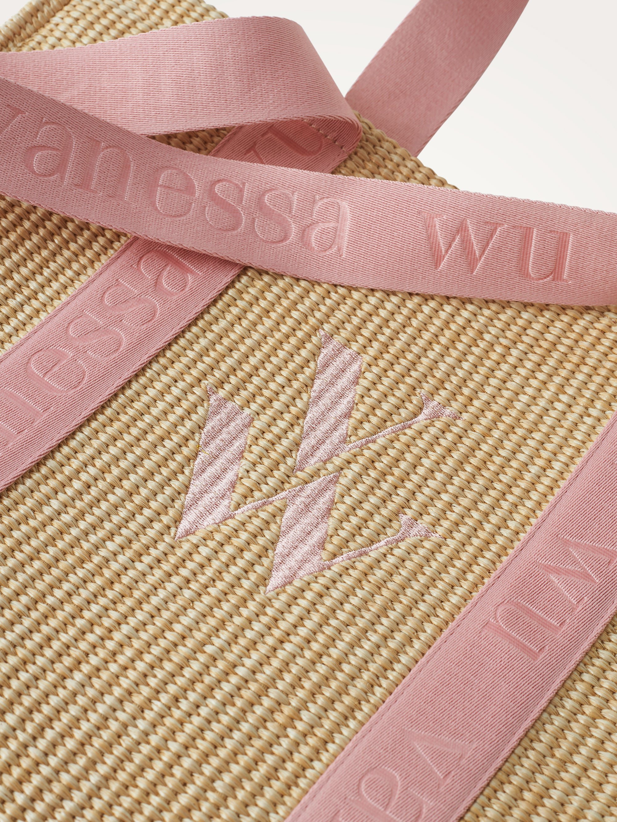 Bag with handles and shoulder strap VANESSA WU Beige