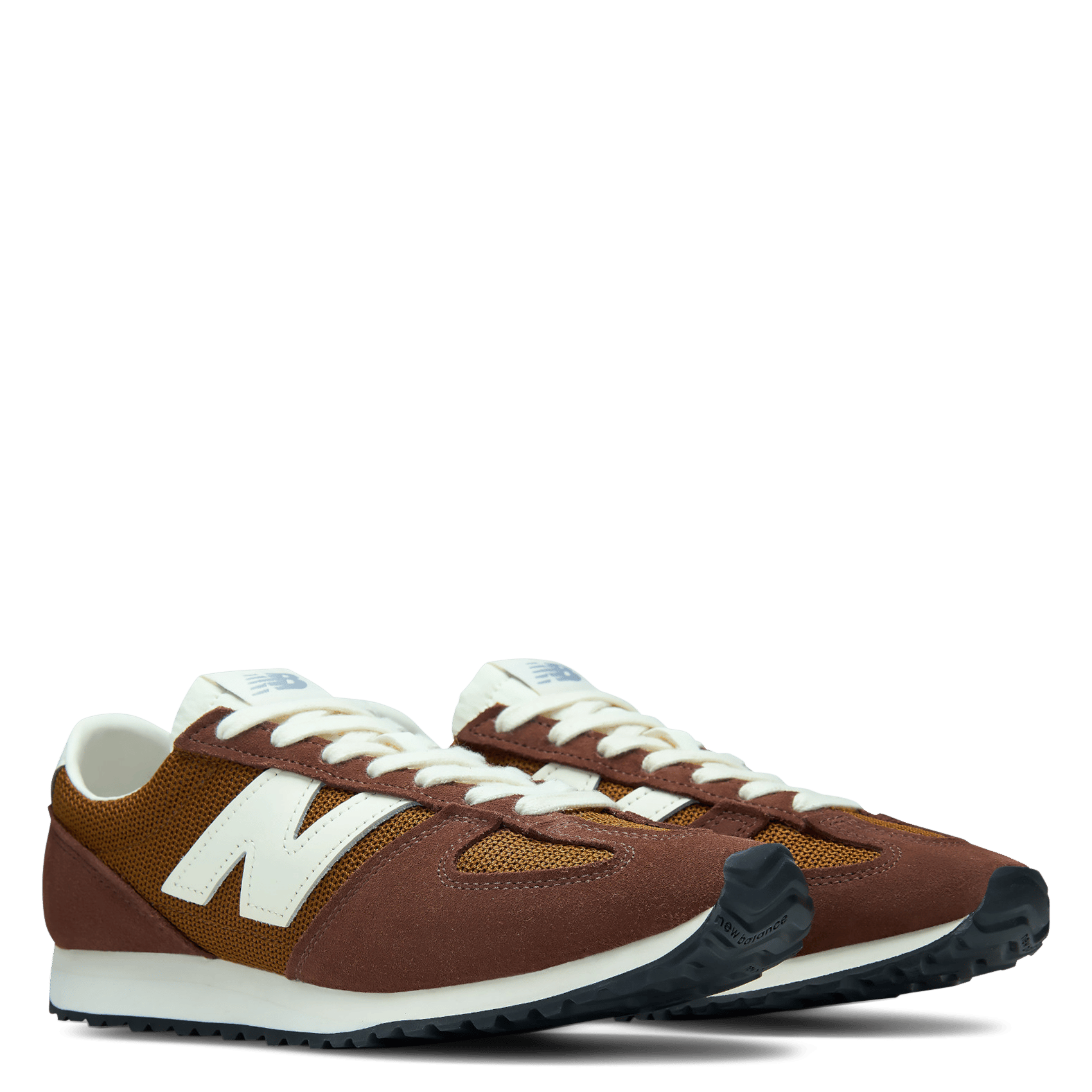 Niedrige Sneaker aus gemischtem Leder NEW BALANCE Braun