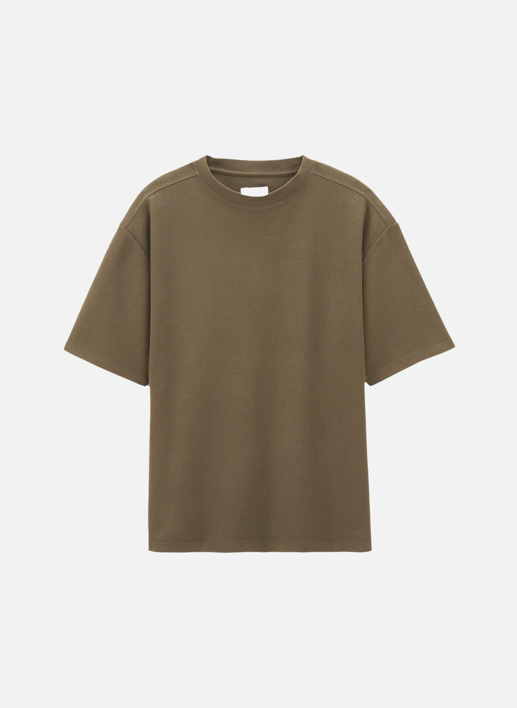 Oversized T-shirt Khaki Noyoco Green