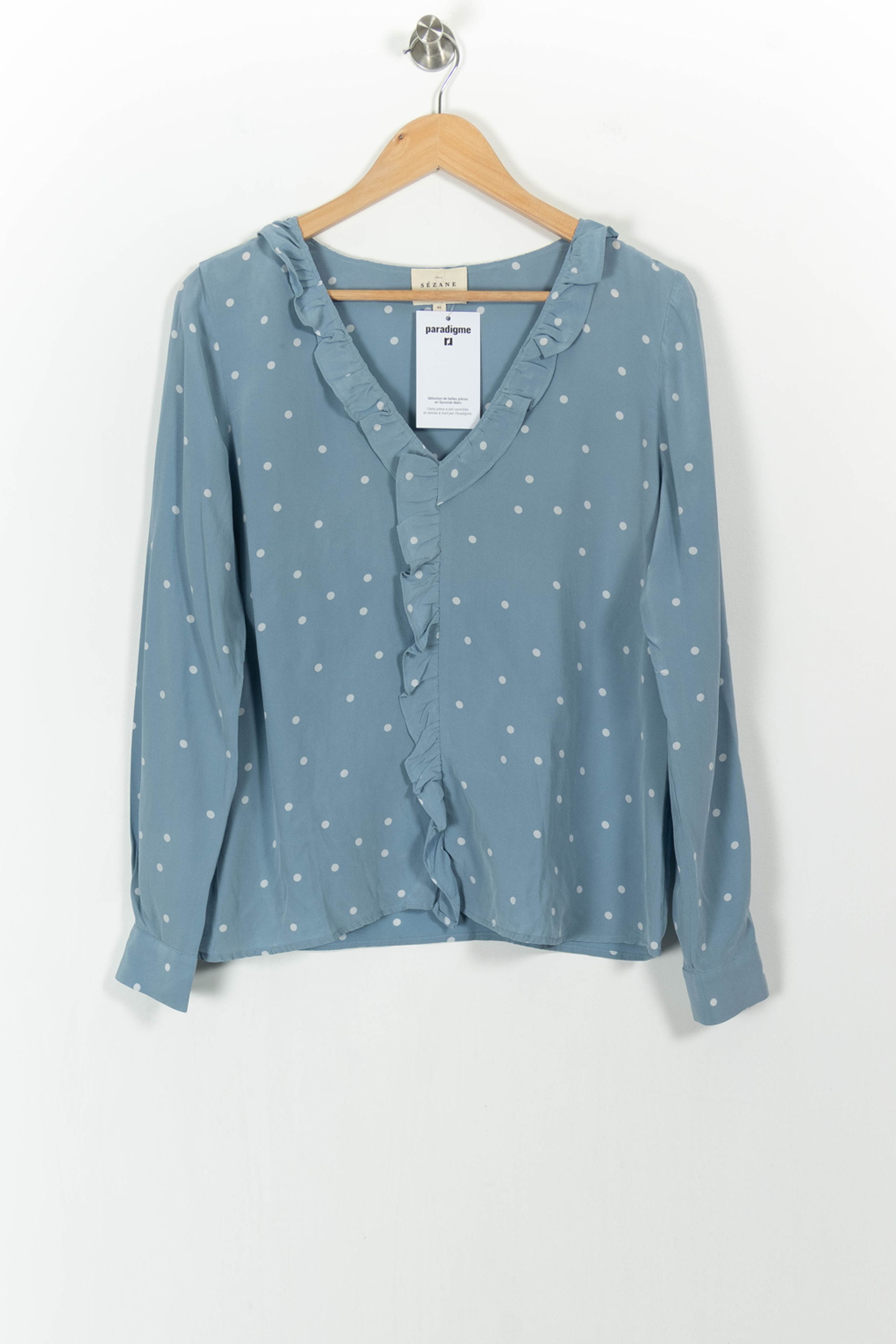 Blouse SEZANE - Seconde main Bleu