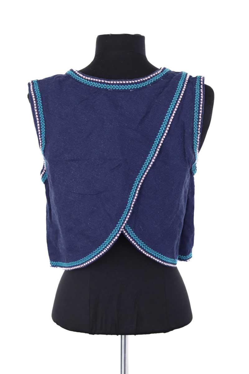 Azawood sleeveless top LOUISE MISHA - Seconde Main Blue