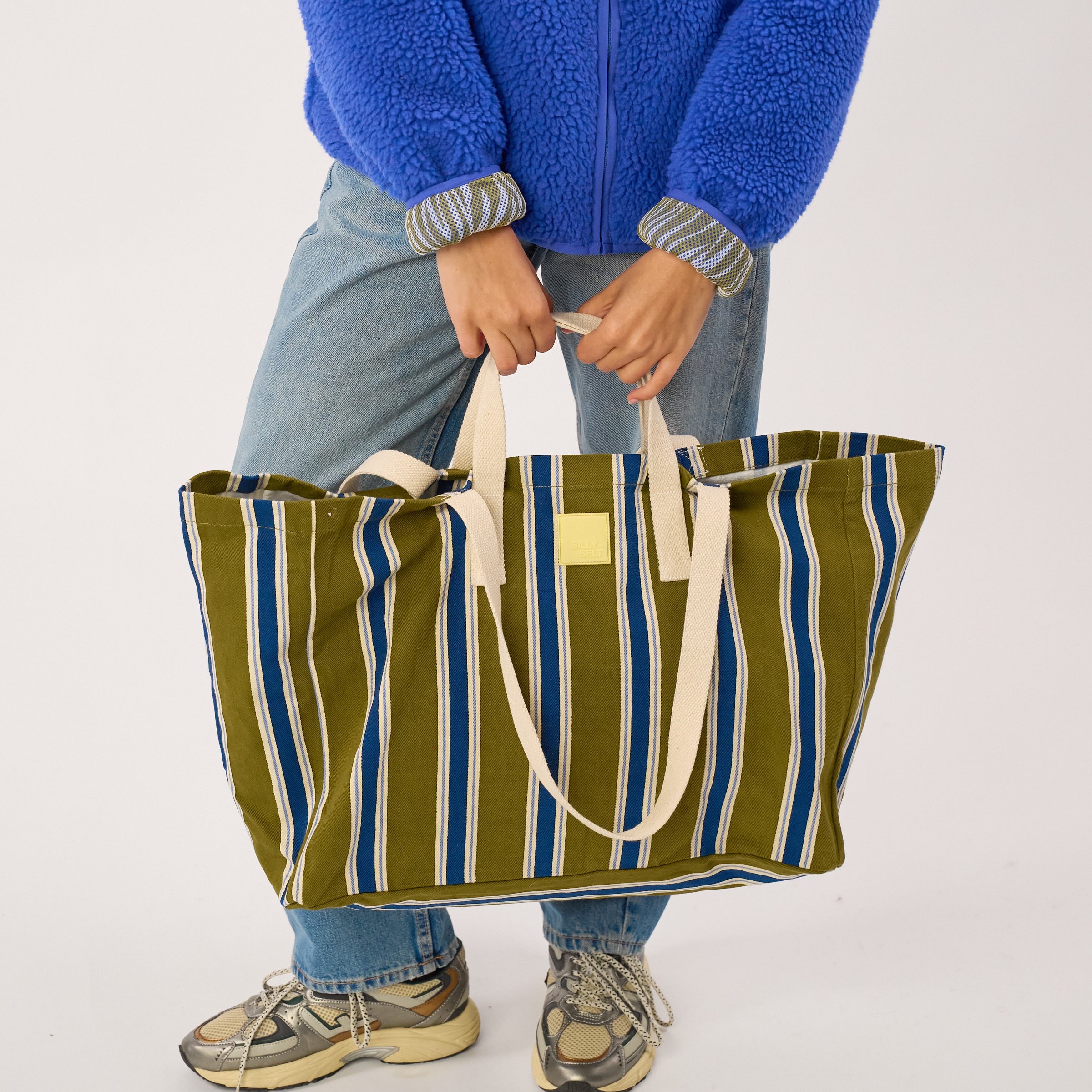 Organic cotton tote bag | Khaki BILLYBELT Women