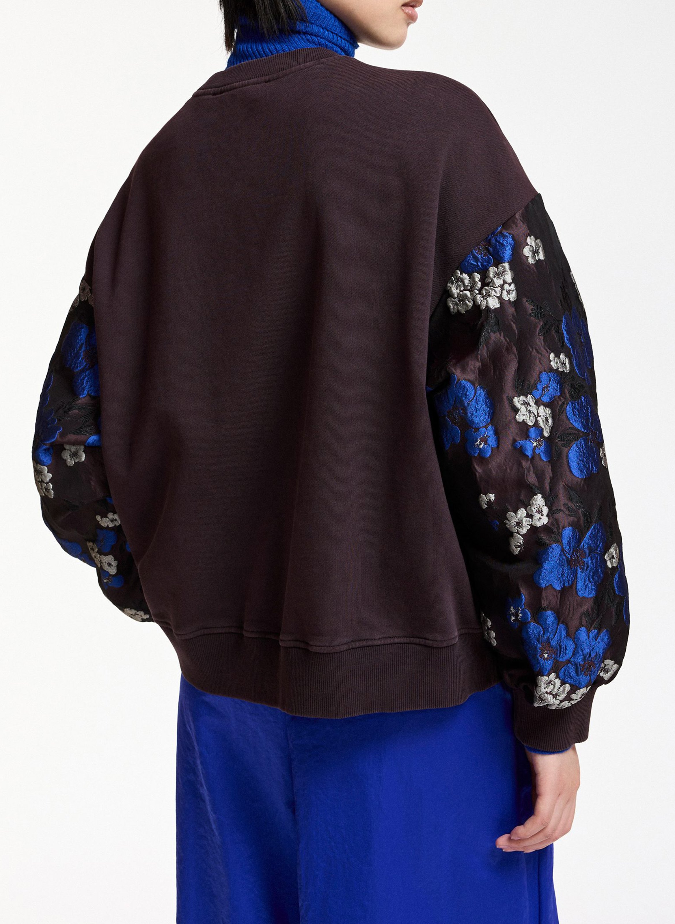 Baumwoll-Sweatshirt mit Rundhalsausschnitt ESSENTIEL ANTWERP Rot