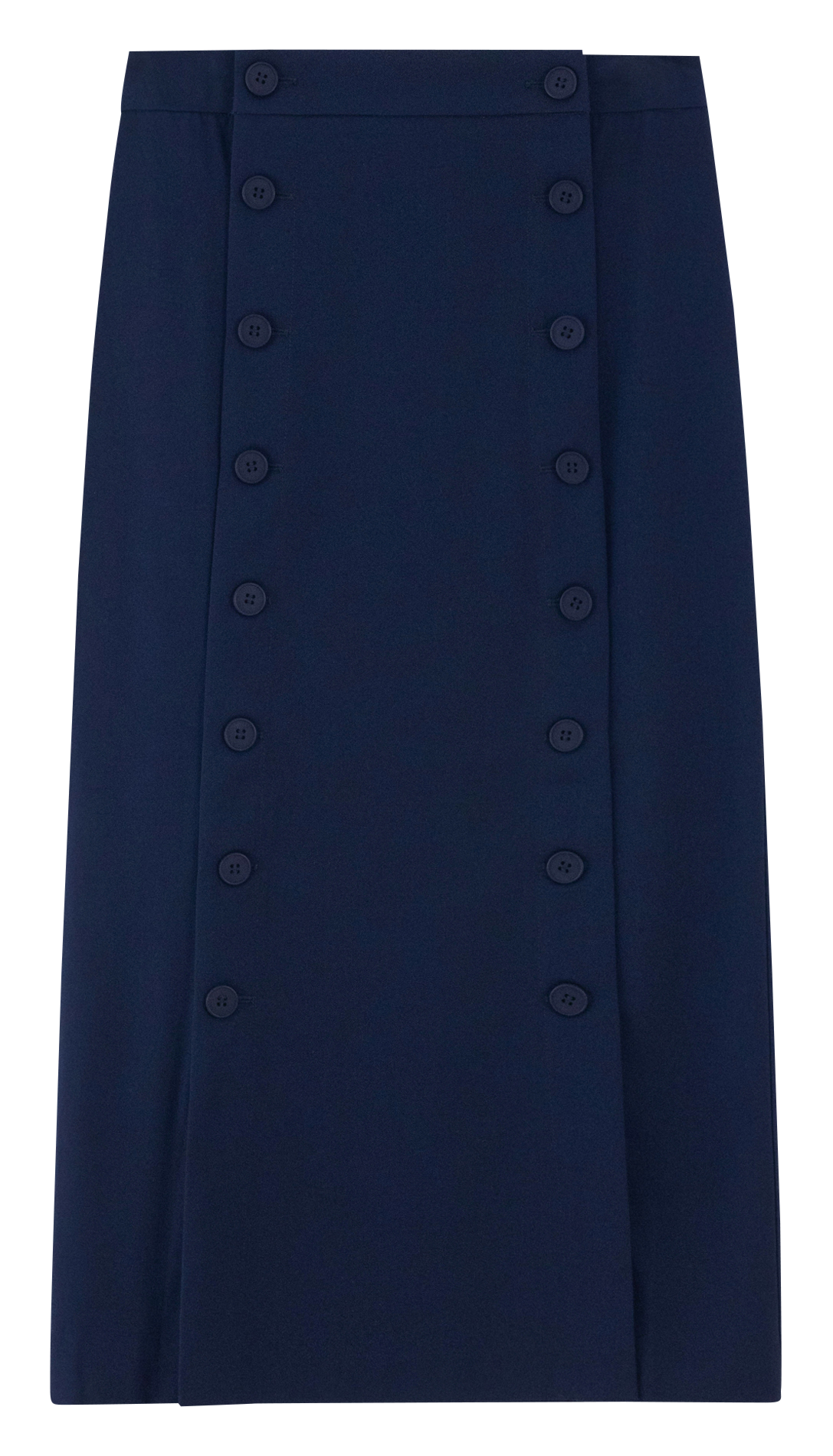 Jupe midi droite  THE TINY BIG SISTER Bleu