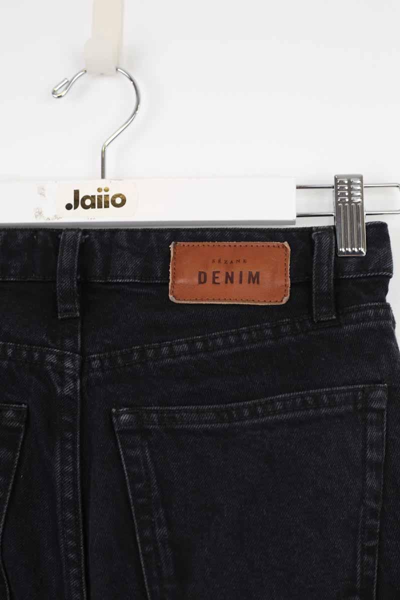 Cotton skinny jeans Black