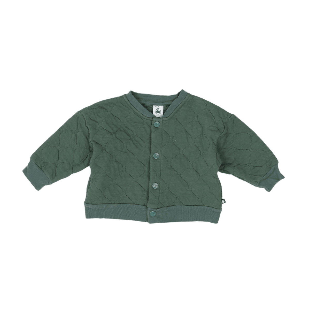 Green baby jacket - 12 months PETIT BATEAU - Seconde Main Green
