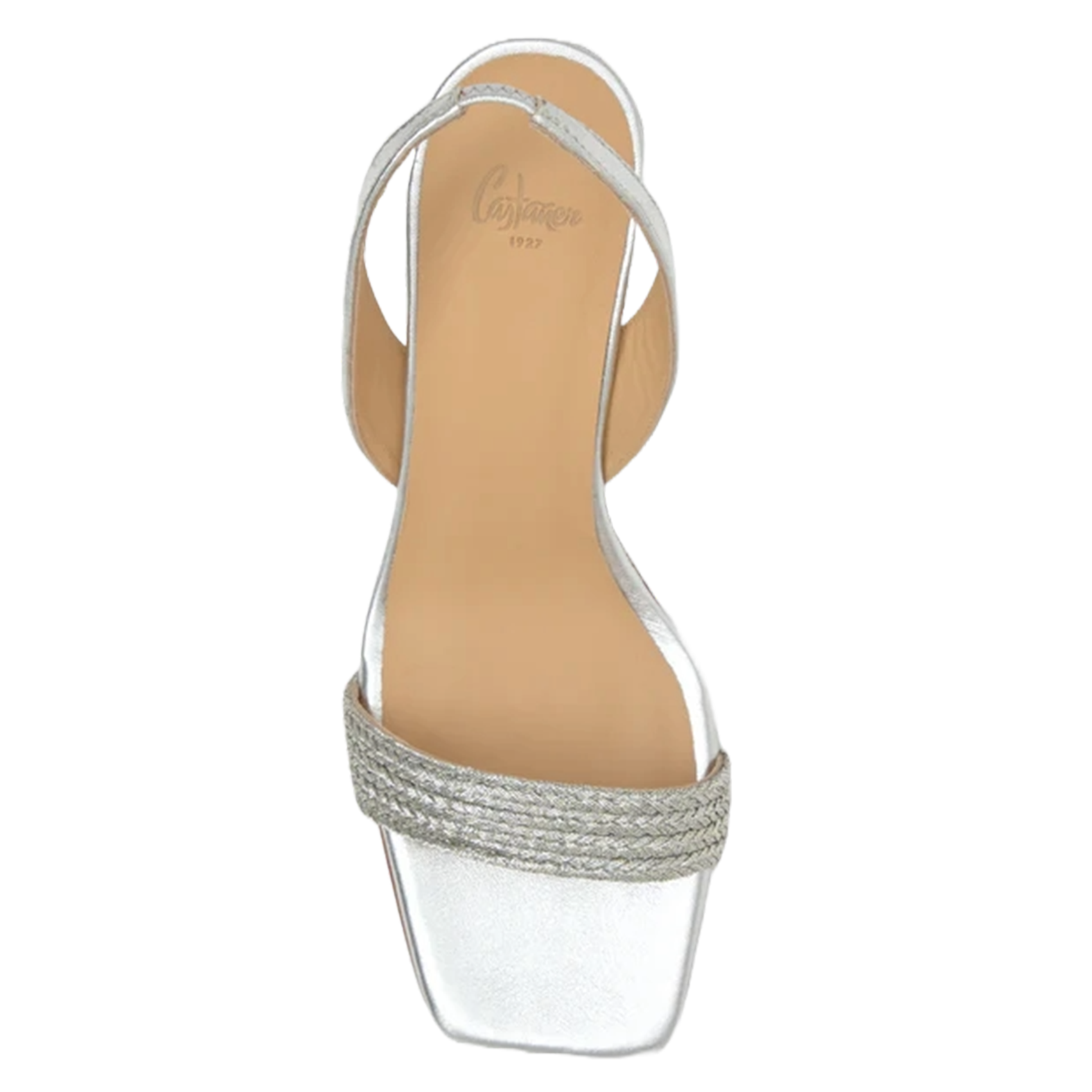 Sandales compensées CASTANER Argent