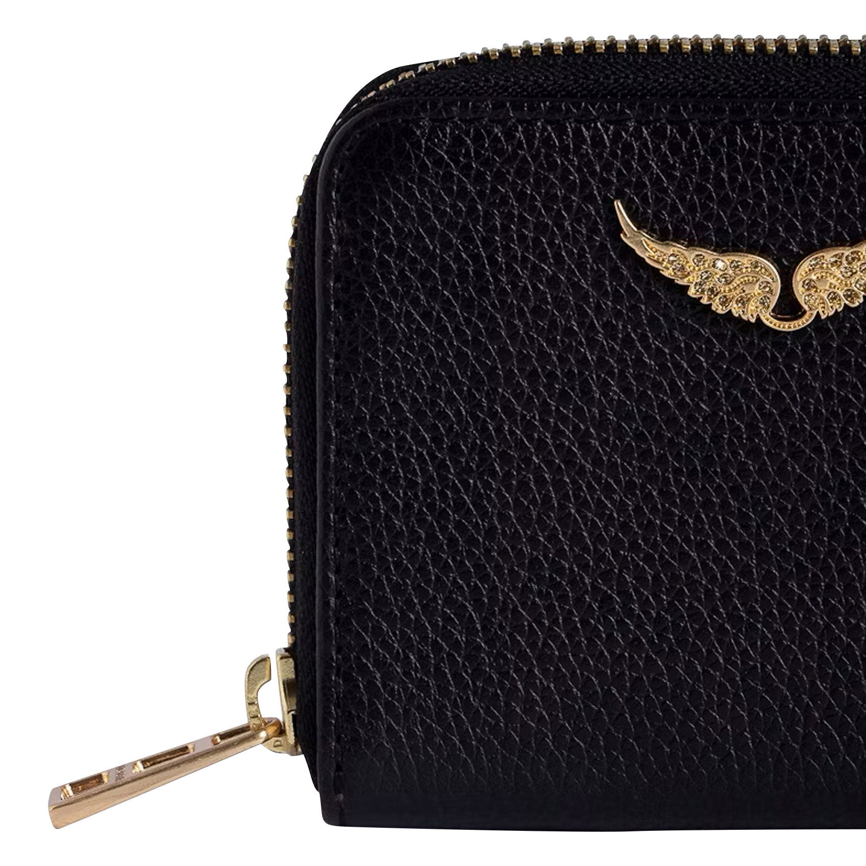 Portefeuille en cuir ZADIG&VOLTAIRE Noir