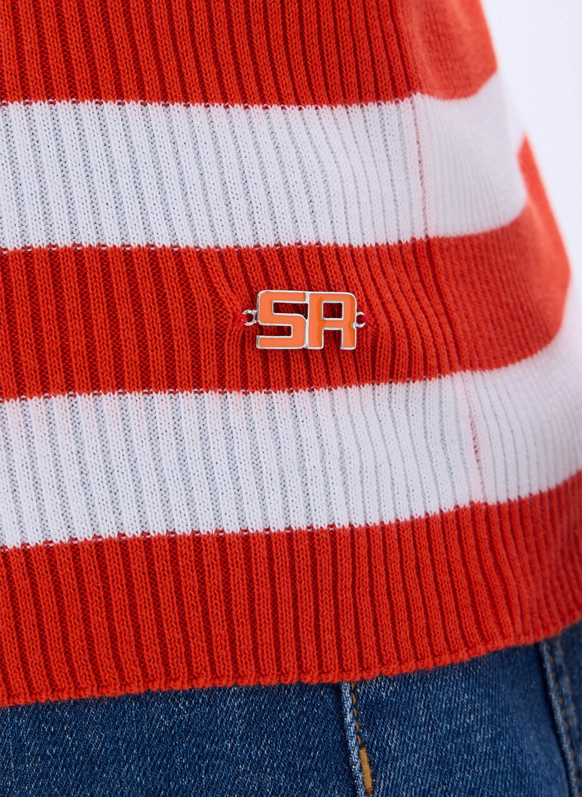 Fitted striped cotton sweater SONIA RYKIEL Multicolored