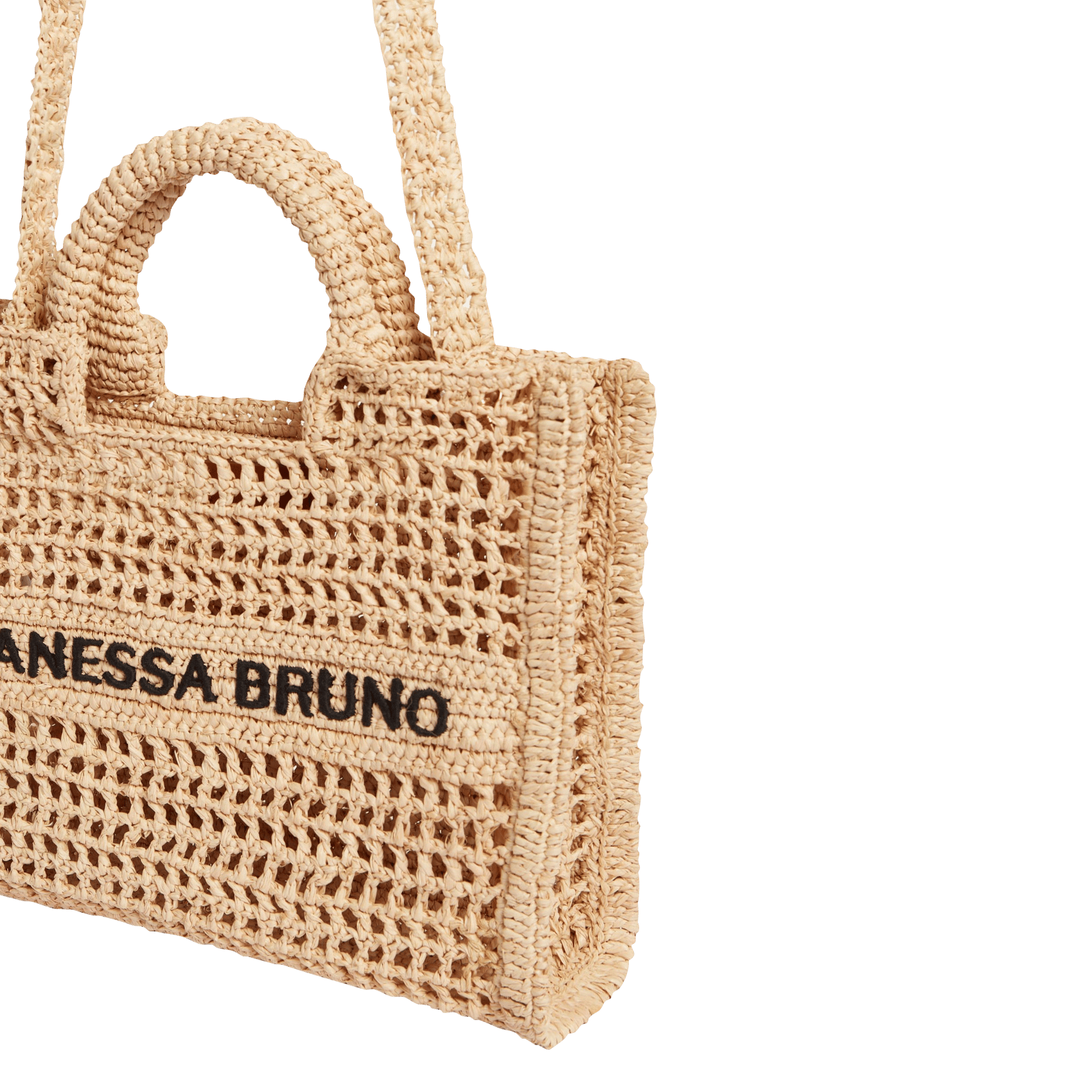 Panier en raphia VANESSA BRUNO Beige