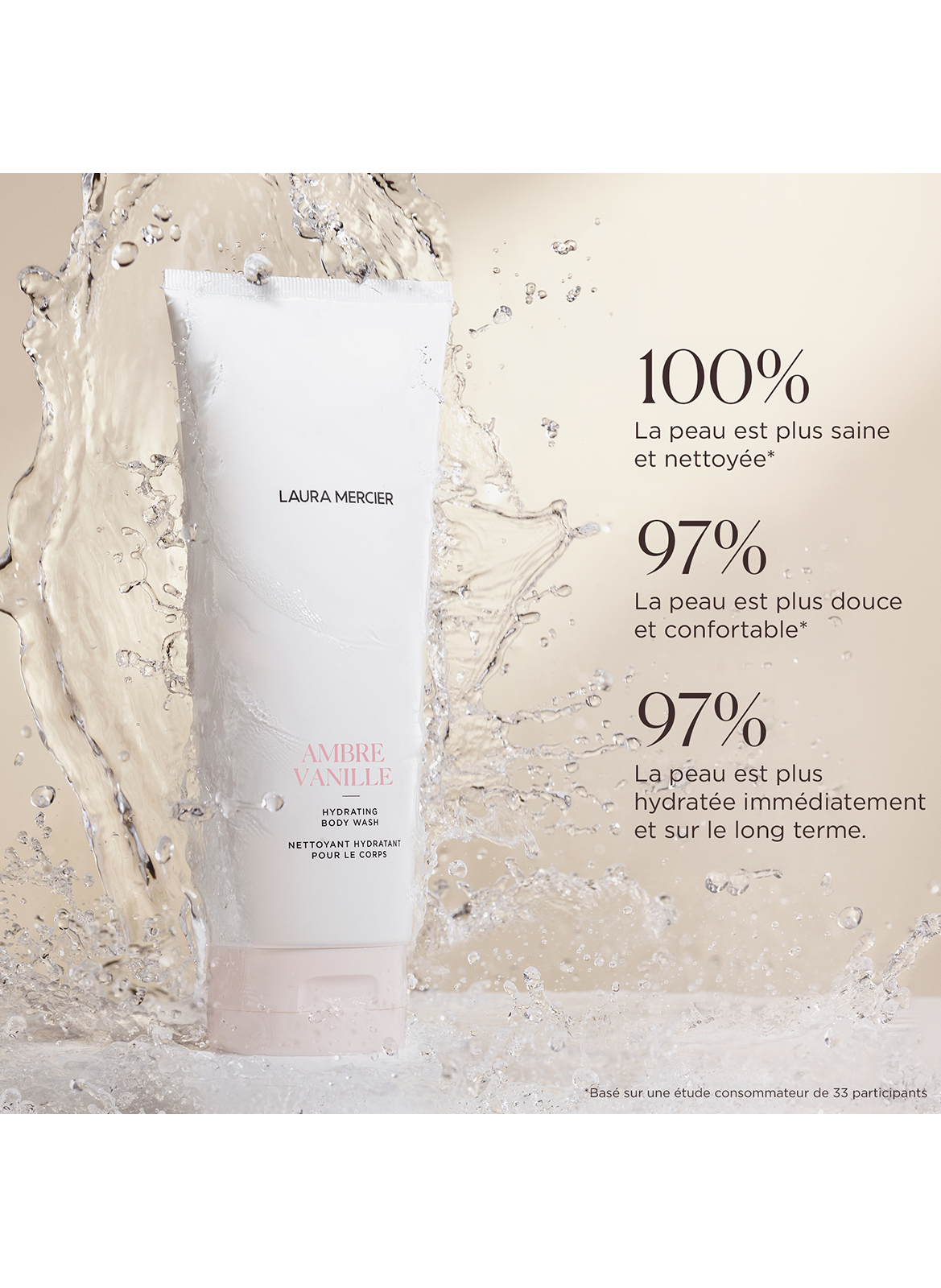HYDRATING BODY WASH - ALMOUND COCONUT LAURA MERCIER No color