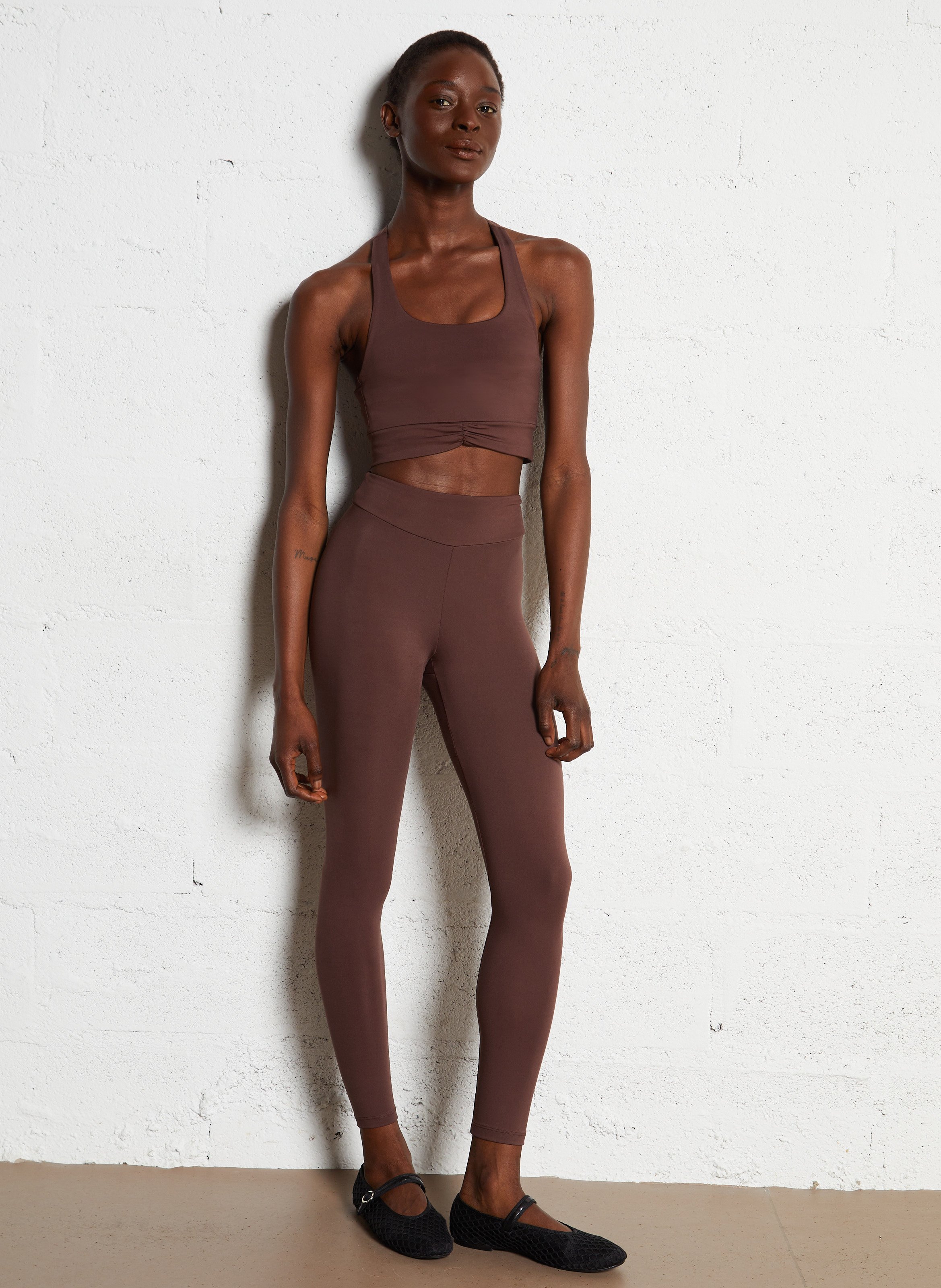 Stretch leggings BA&SH Black