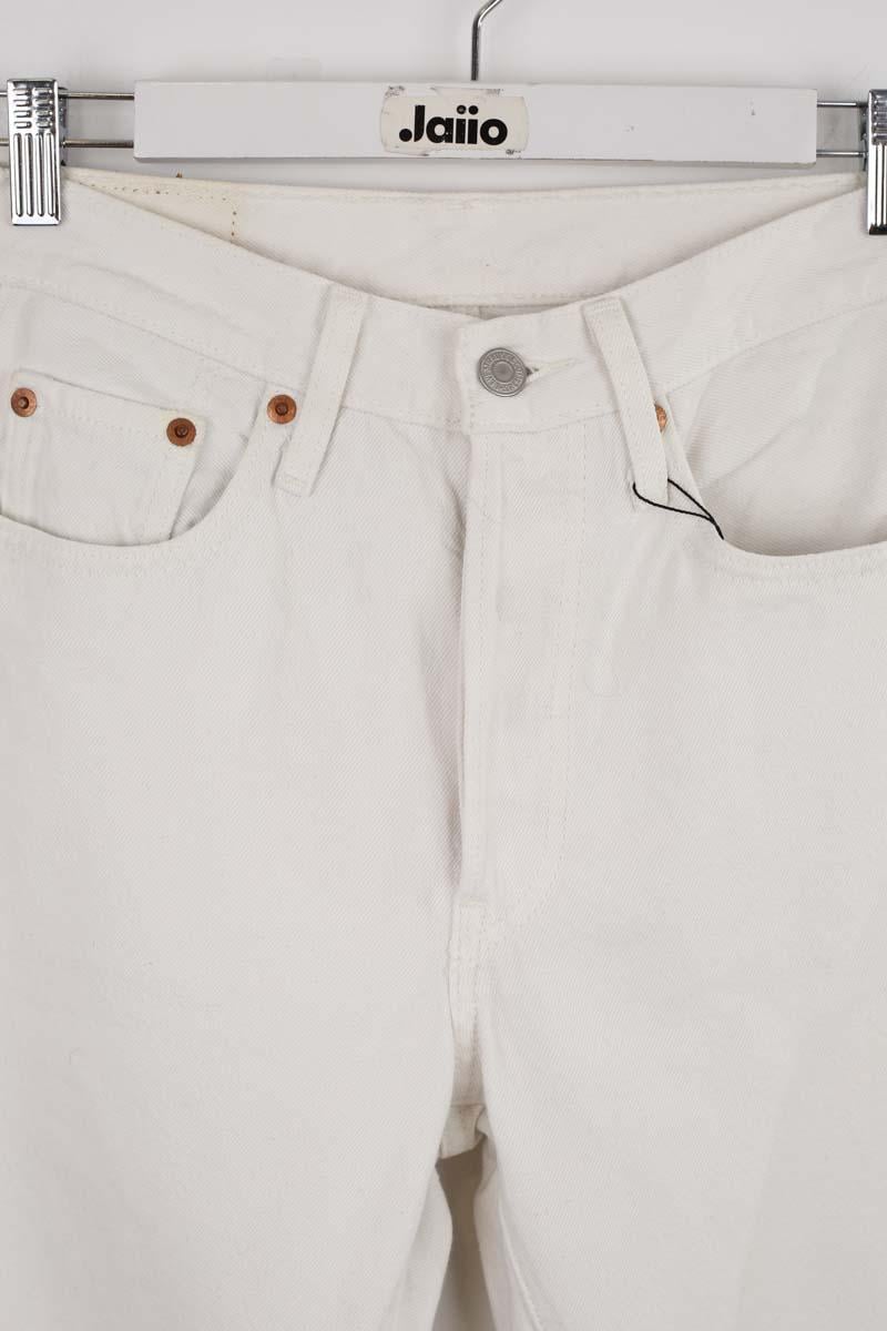 Cotton skinny jeans LEVI'S - Seconde main White