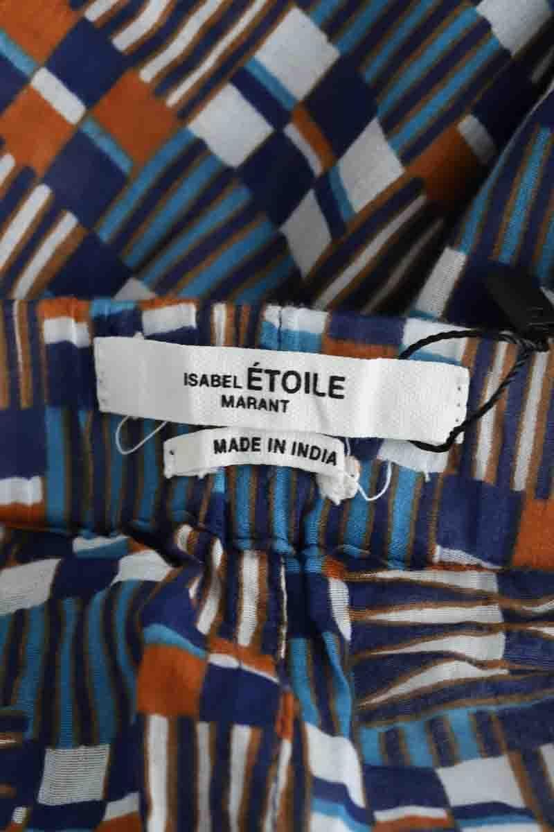 Cotton pants ISABEL MARANT ÉTOILE - SECONDE MAIN Blue