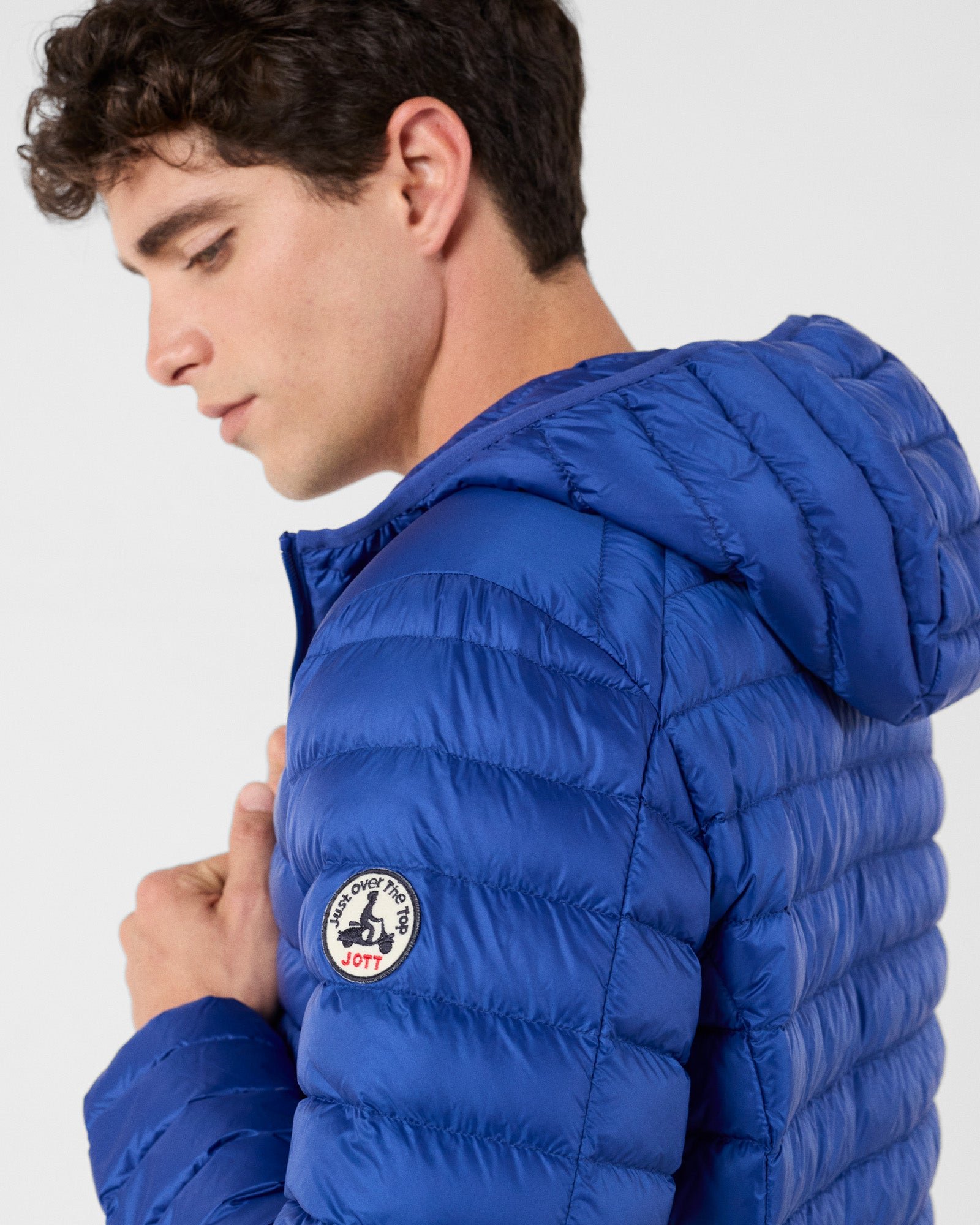 Lightweight hooded puffer jacket nico JOTT Blue