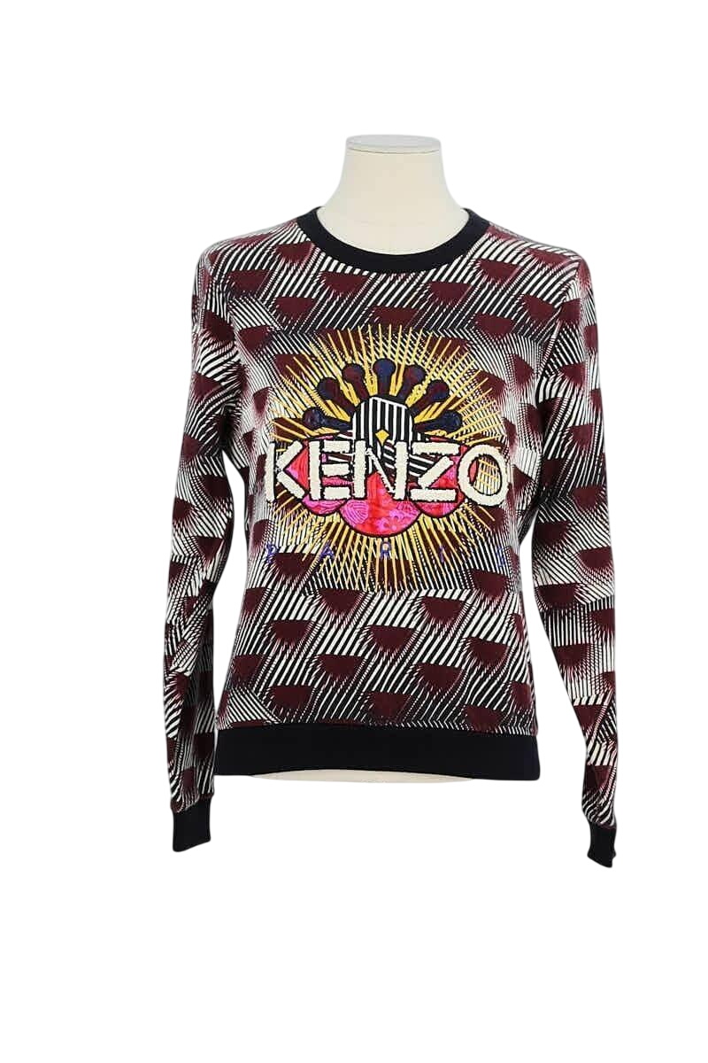 Cotton sweatshirt KENZO - SECONDE MAIN Brown