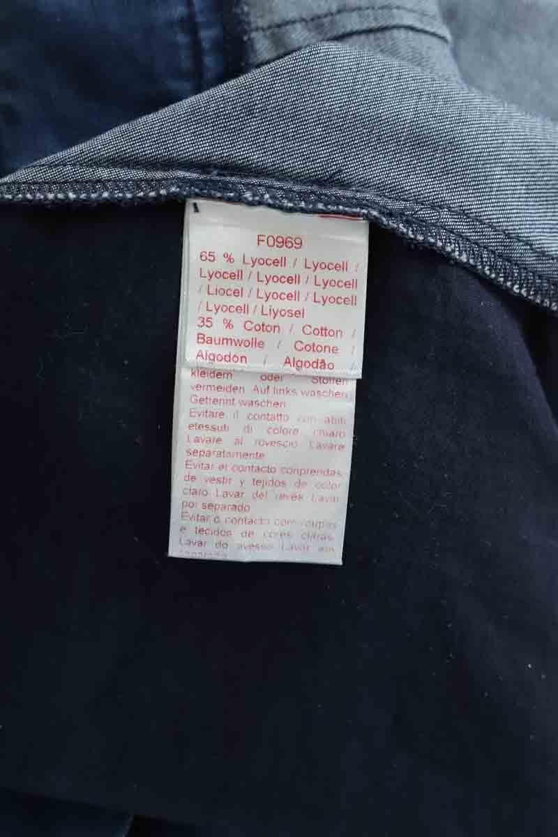 Cotton mini shorts LACOSTE - SECONDE MAIN Blue