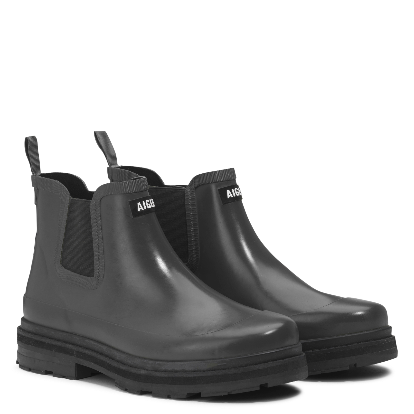 Bottines de pluie AIGLE Noir