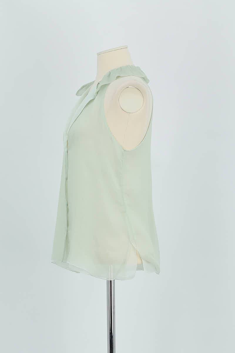 Azawood sleeveless top ARMANI - SECONDE MAIN Green