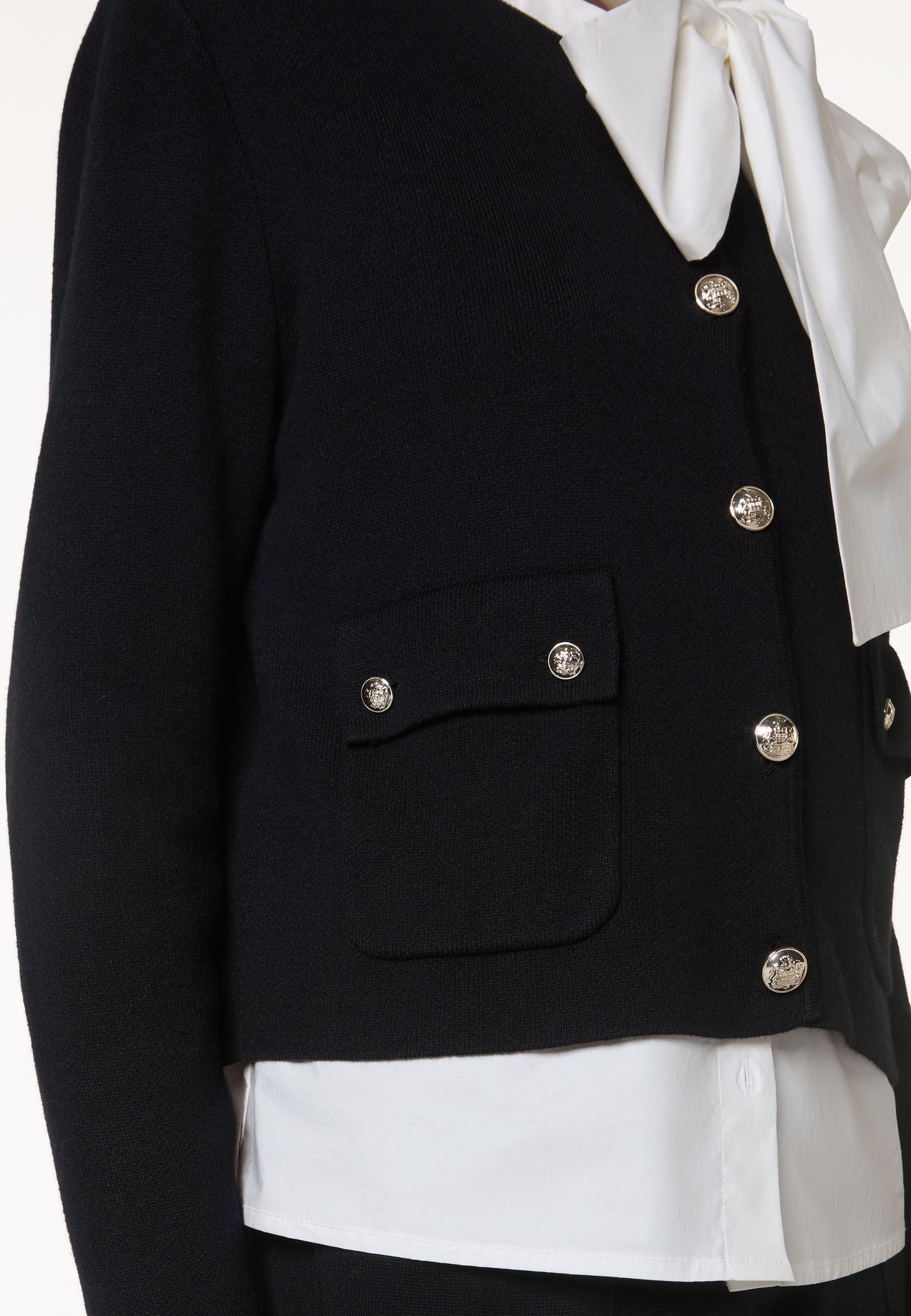 Short double-faced knit jacket RODIER Black