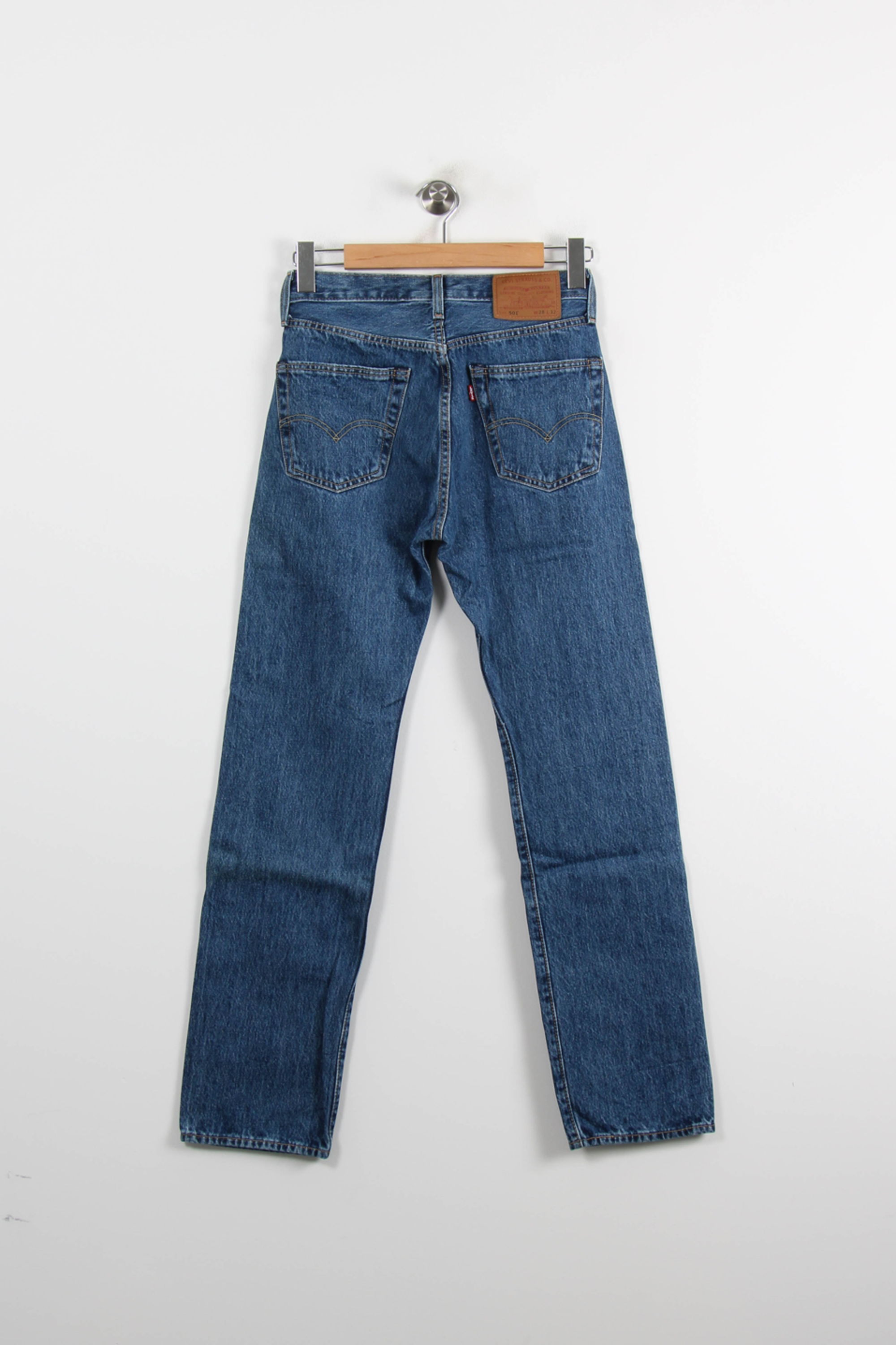 Cropped slim jeans with studs LEVI'S - Seconde main Blue