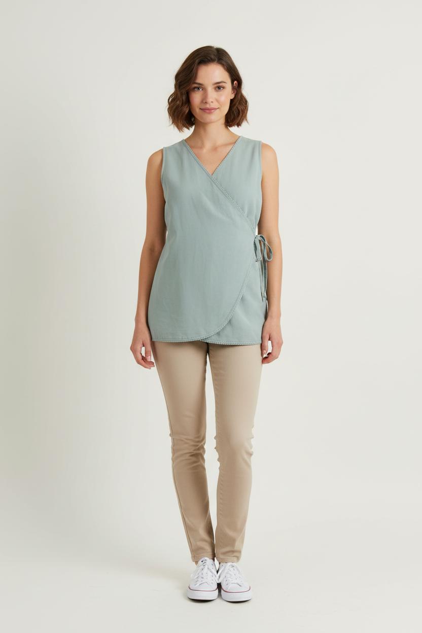 Top & tank top LOUISE MISHA - Seconde Main Green