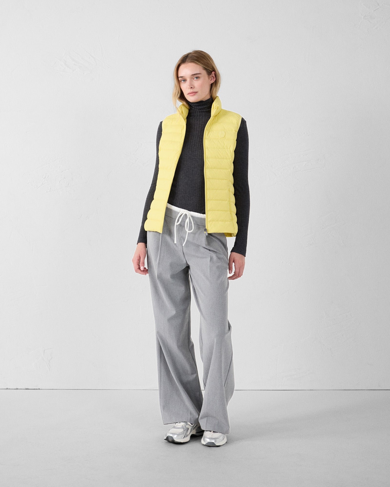 Stretch sleeveless down jacket Grenada JOTT Yellow