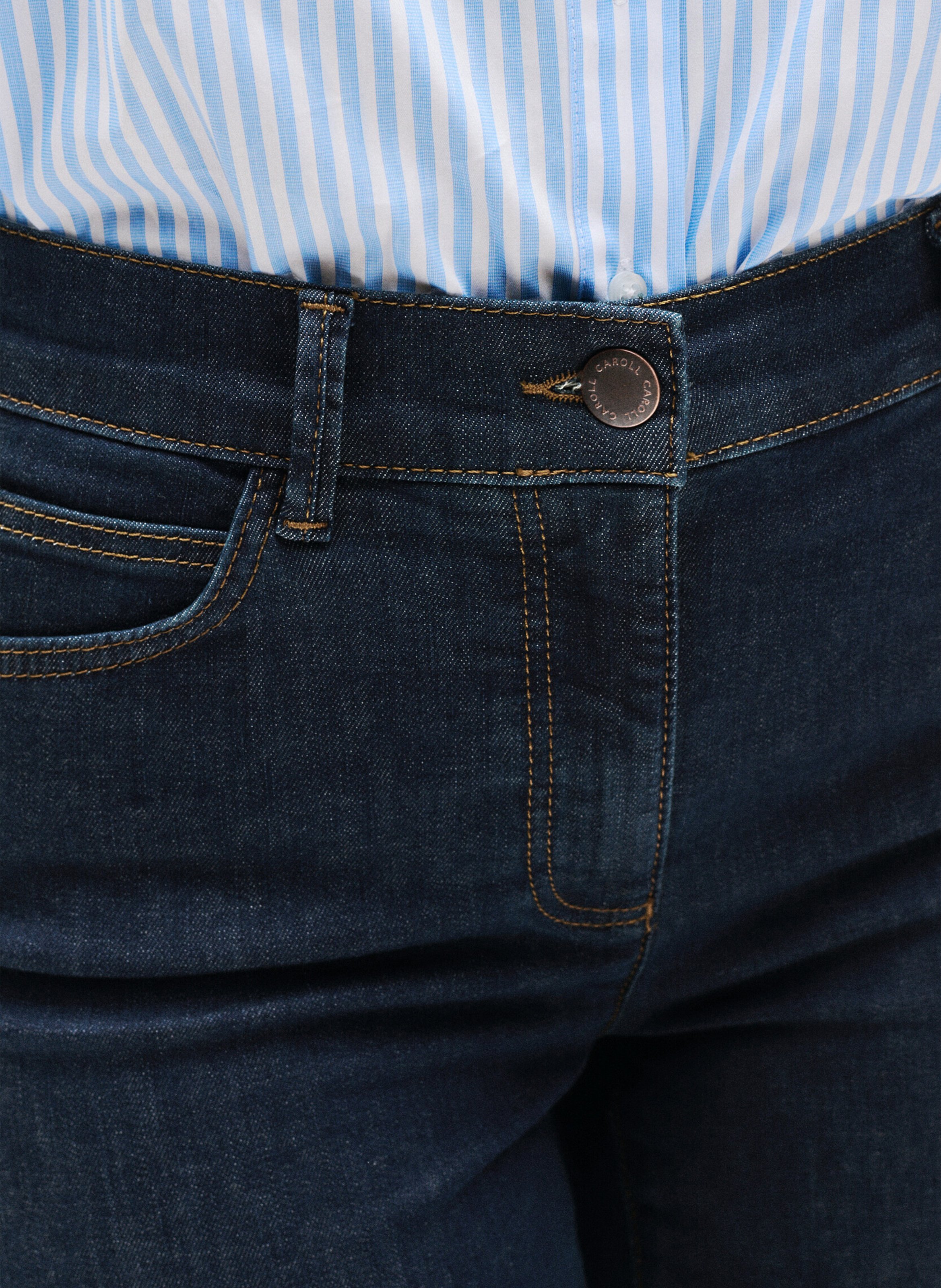 Jean slim CAROLL Bleu