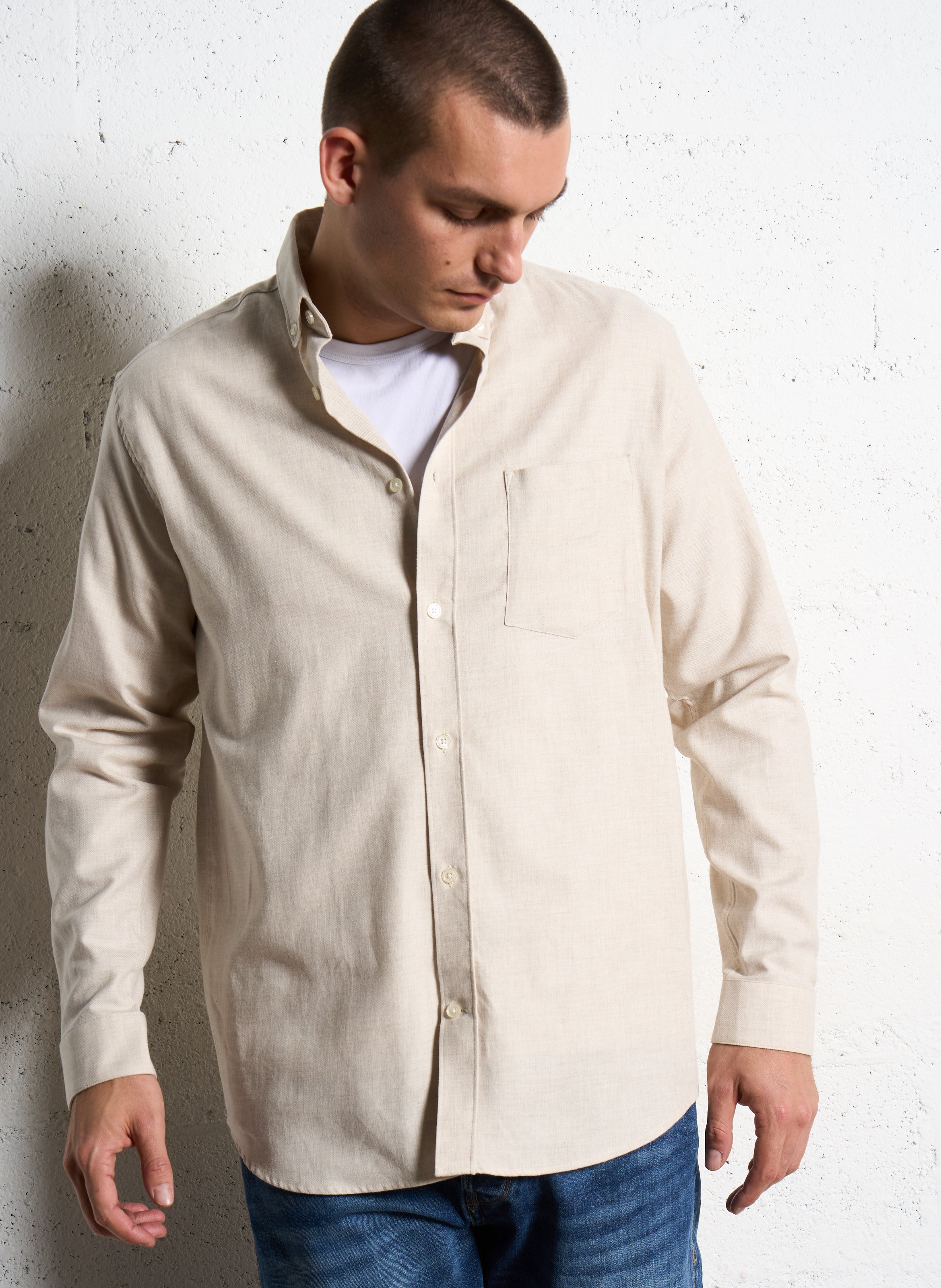 Dakota regular-fit cotton shirt AU PRINTEMPS PARIS