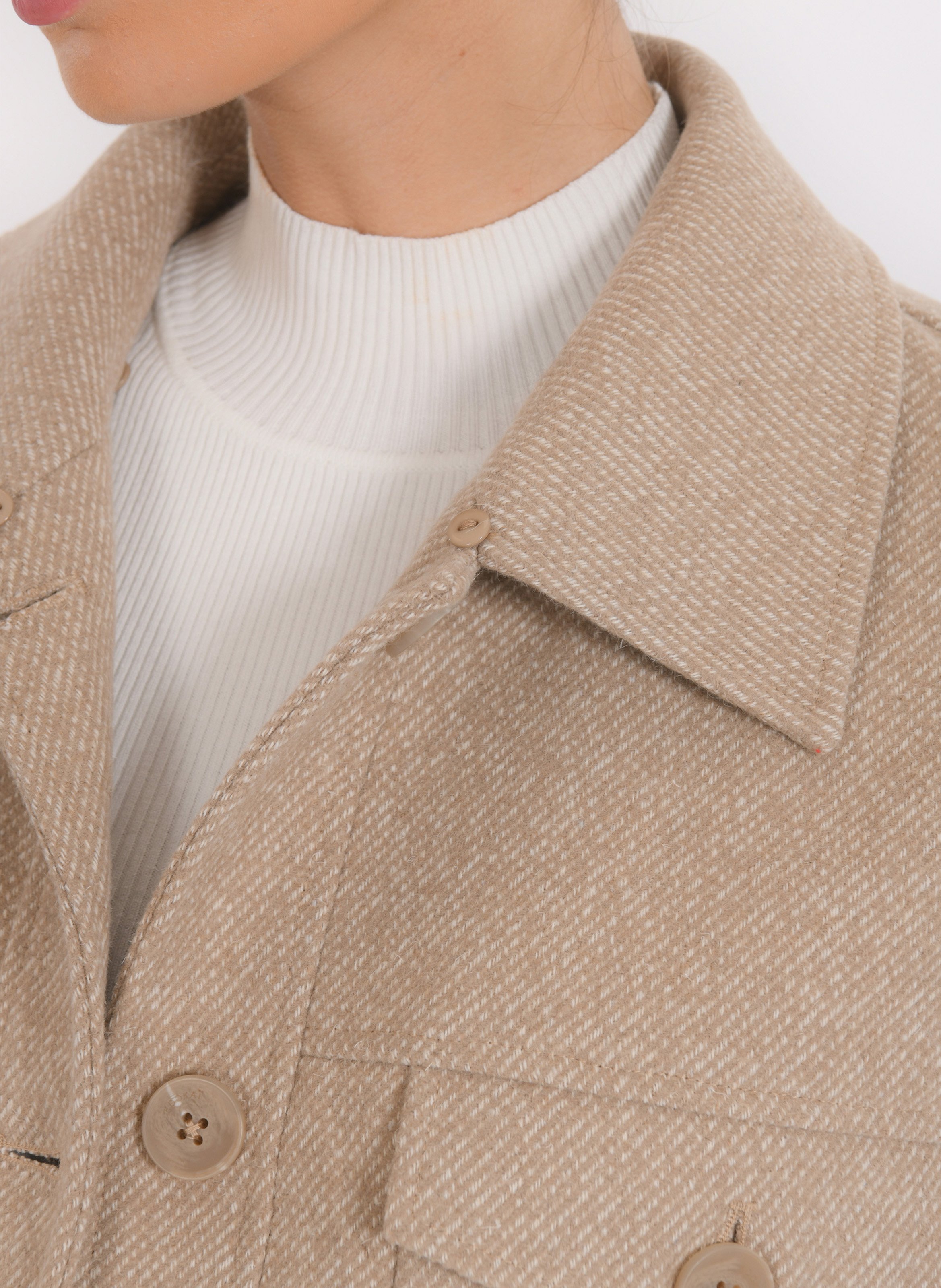 Blouson col classique  KOOKAI Beige