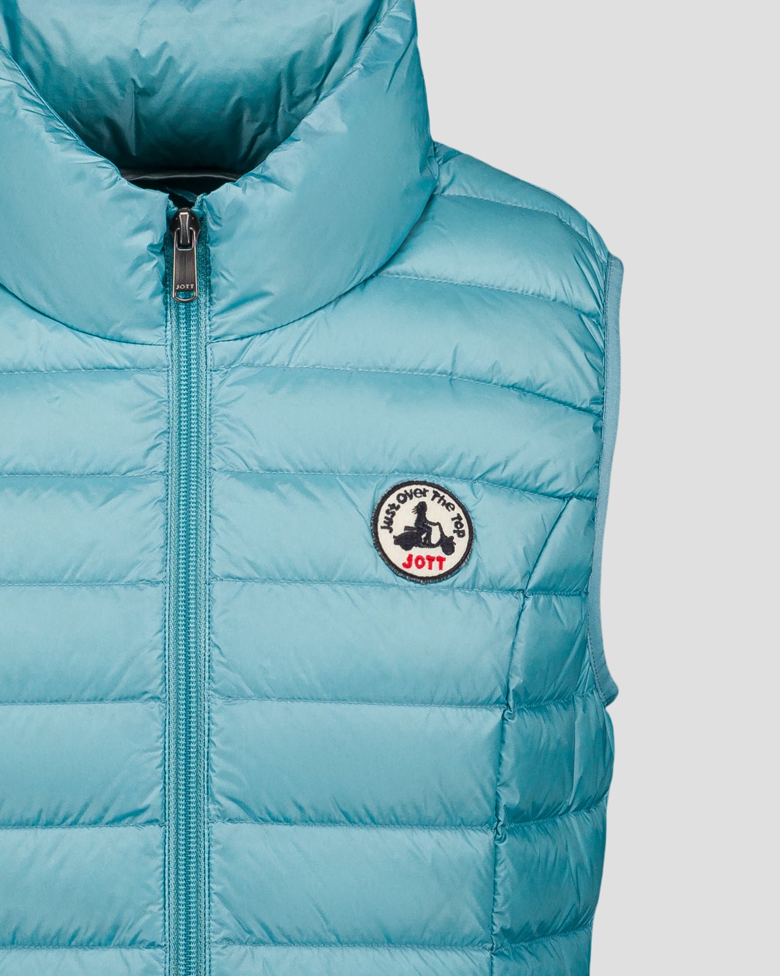 Sleeveless lightweight down vest seda JOTT Blue