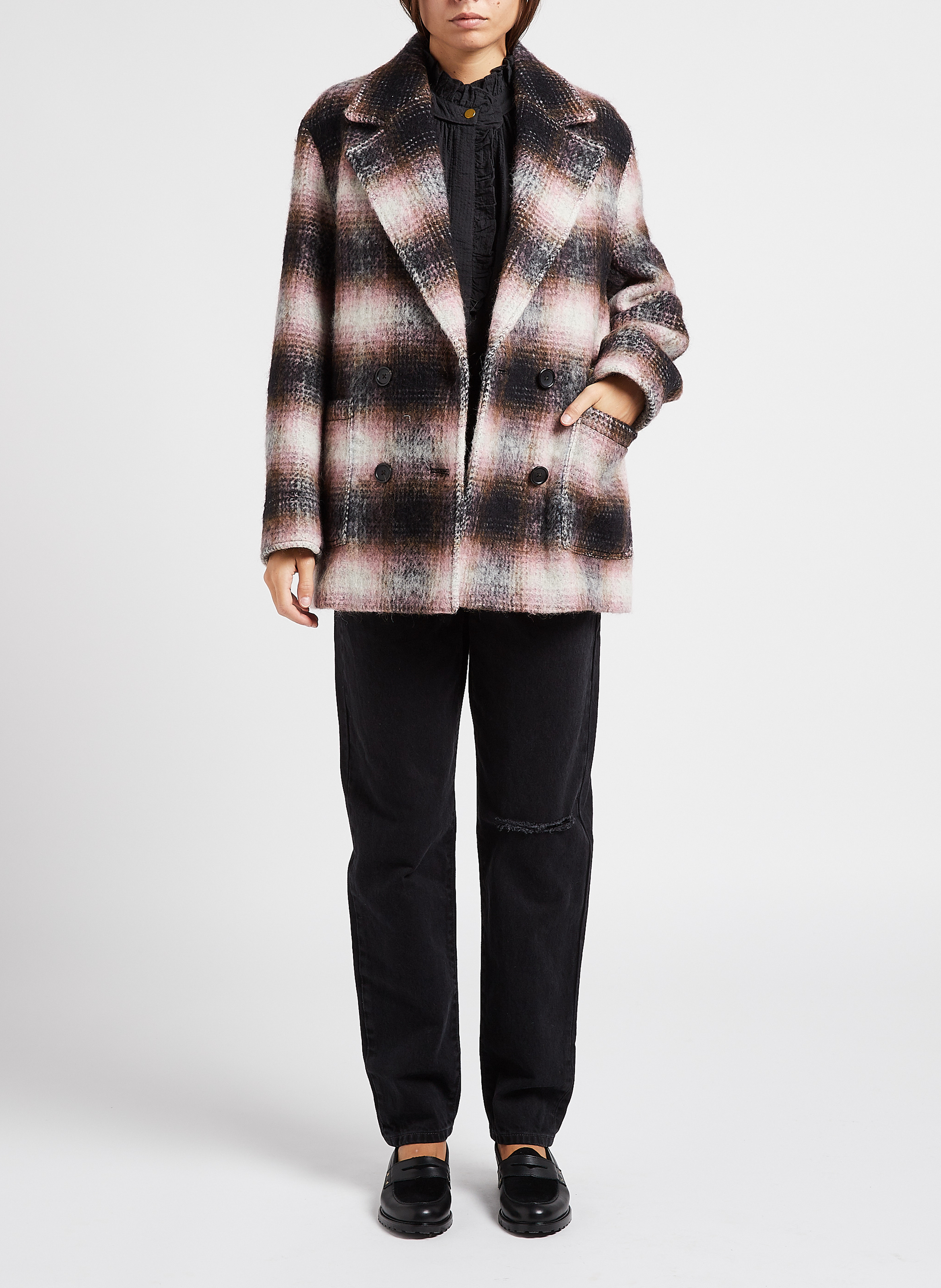 Straight Cut Jeans aus Baumwolle LEVI'S Schwarz